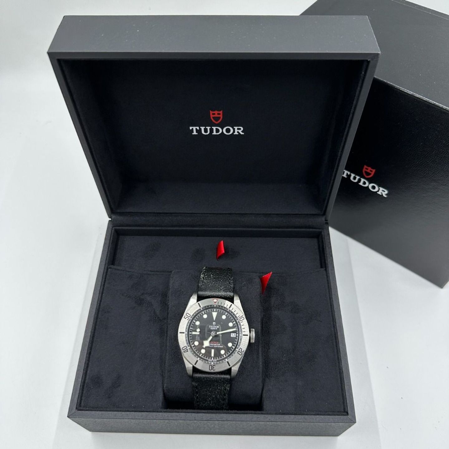 Tudor Black Bay Steel 79730-0003 (2023) - Zwart wijzerplaat 41mm Staal (3/8)