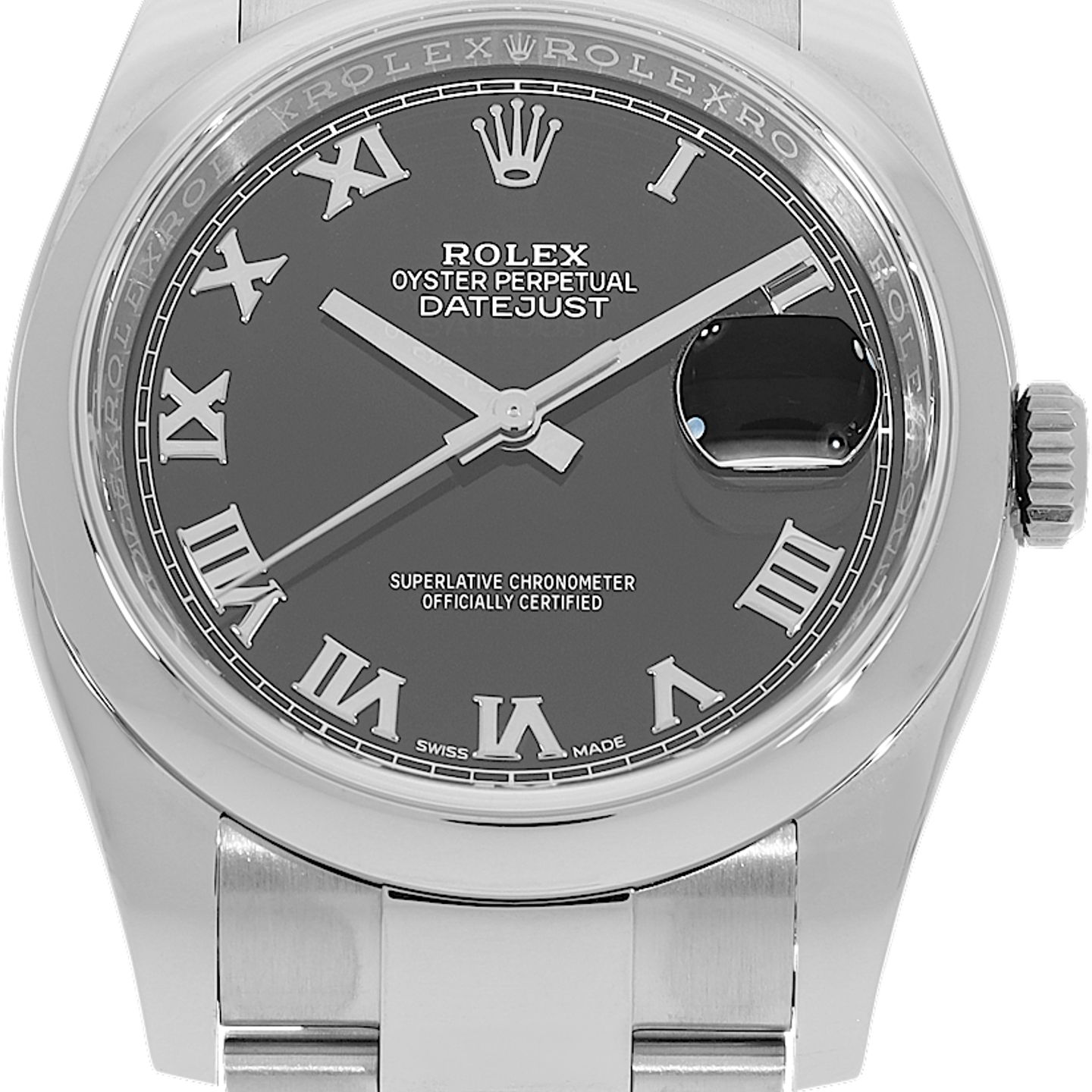 Rolex Datejust 36 116200 (2018) - Black dial 36 mm Steel case (2/5)