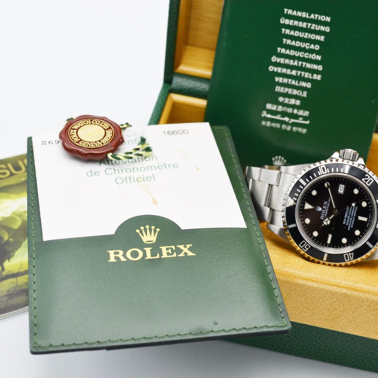 Rolex Sea-Dweller 4000 16600 (2007) - Black dial 40 mm Steel case (7/7)