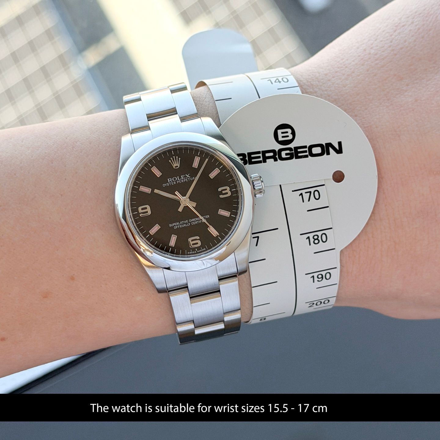 Rolex Oyster Perpetual 31 177200 (2010) - Zwart wijzerplaat 31mm Staal (2/8)