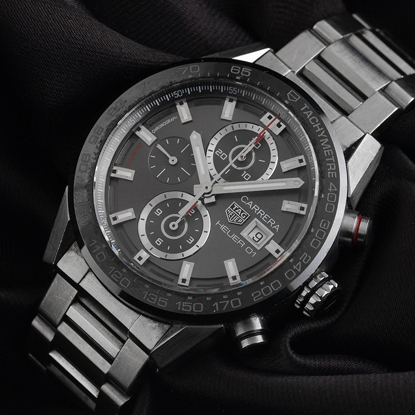 TAG Heuer Carrera Calibre HEUER 01 CAR201W.BA0714 - (3/8)