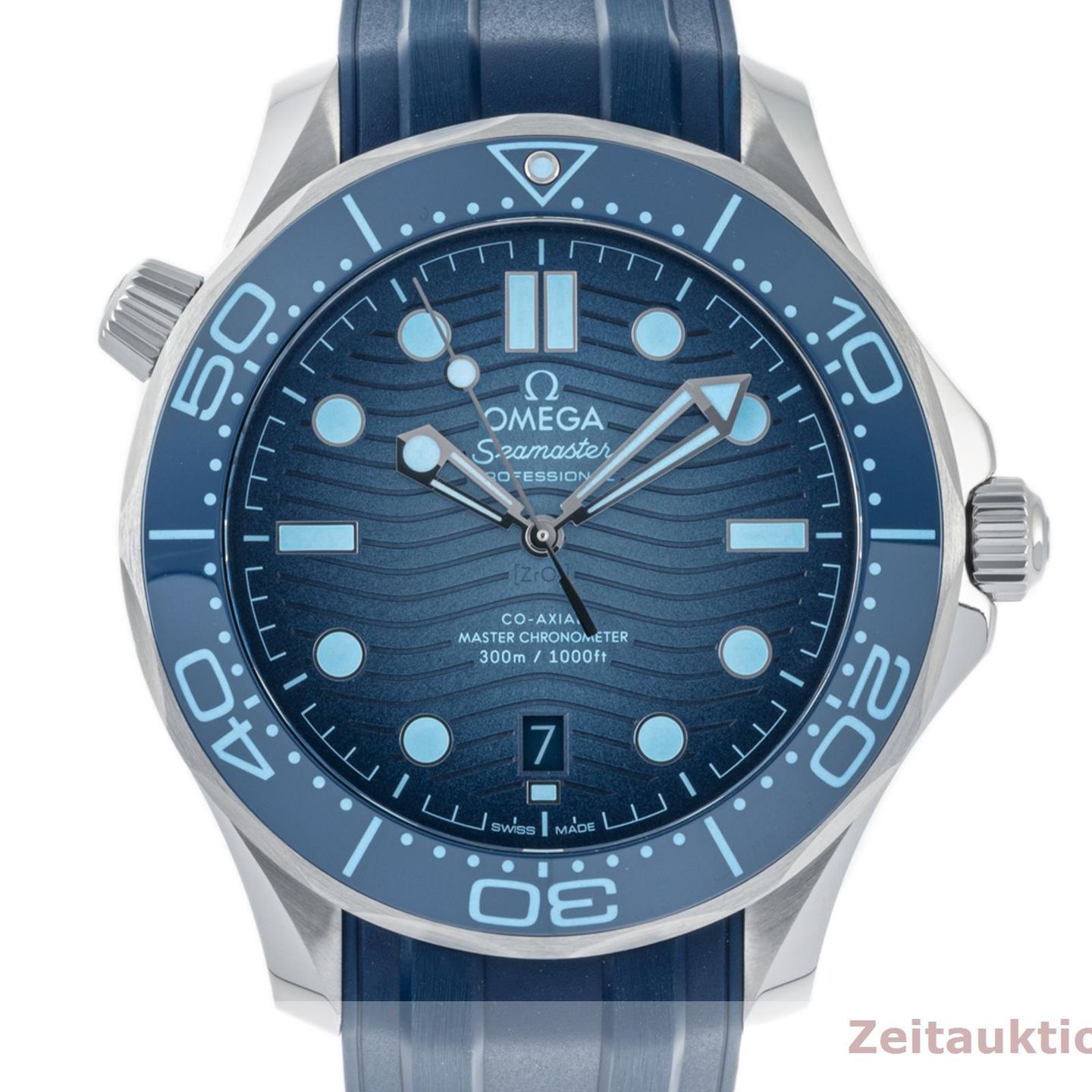 Omega Seamaster Diver 300 M 210.32.42.20.03.002 (Unknown (random serial)) - Blue dial 42 mm Steel case (8/8)