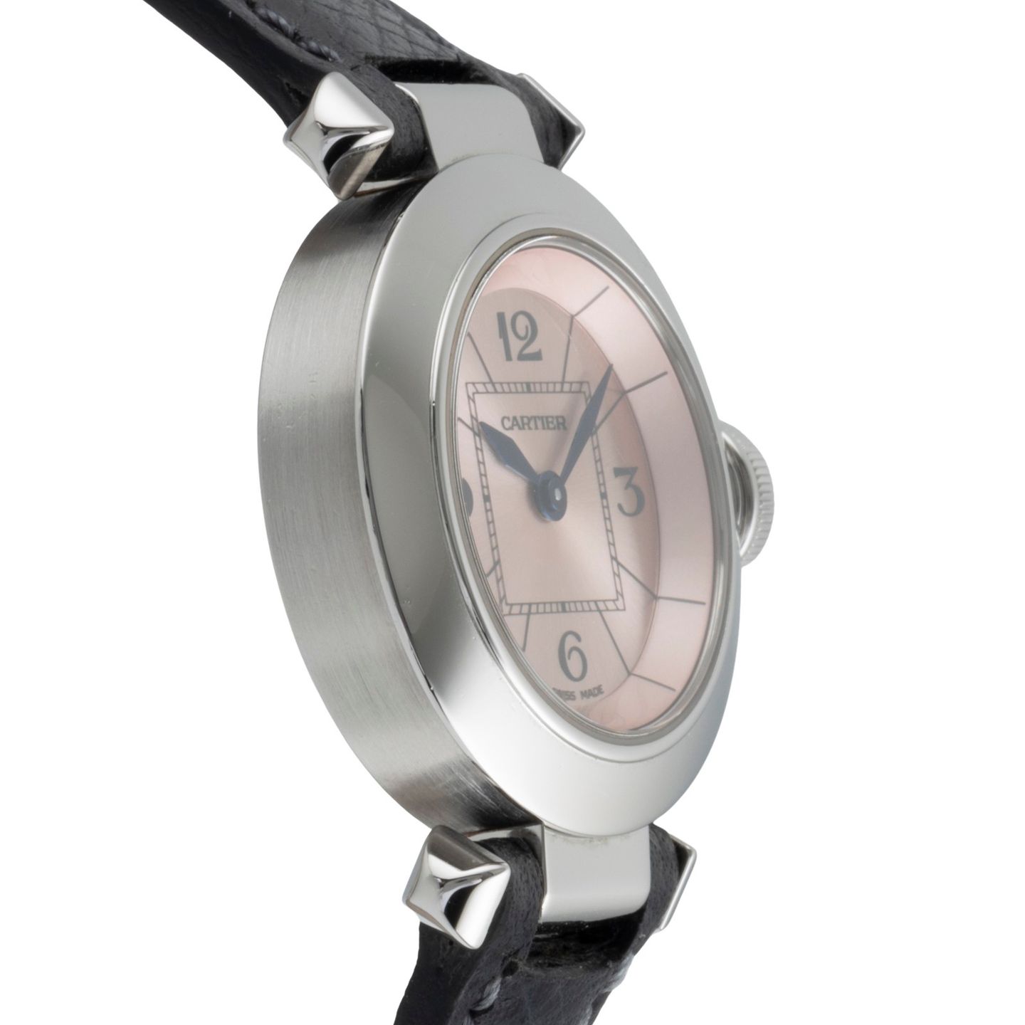 Cartier Pasha W3140026 (Unknown (random serial)) - Pink dial 27 mm Steel case (7/8)