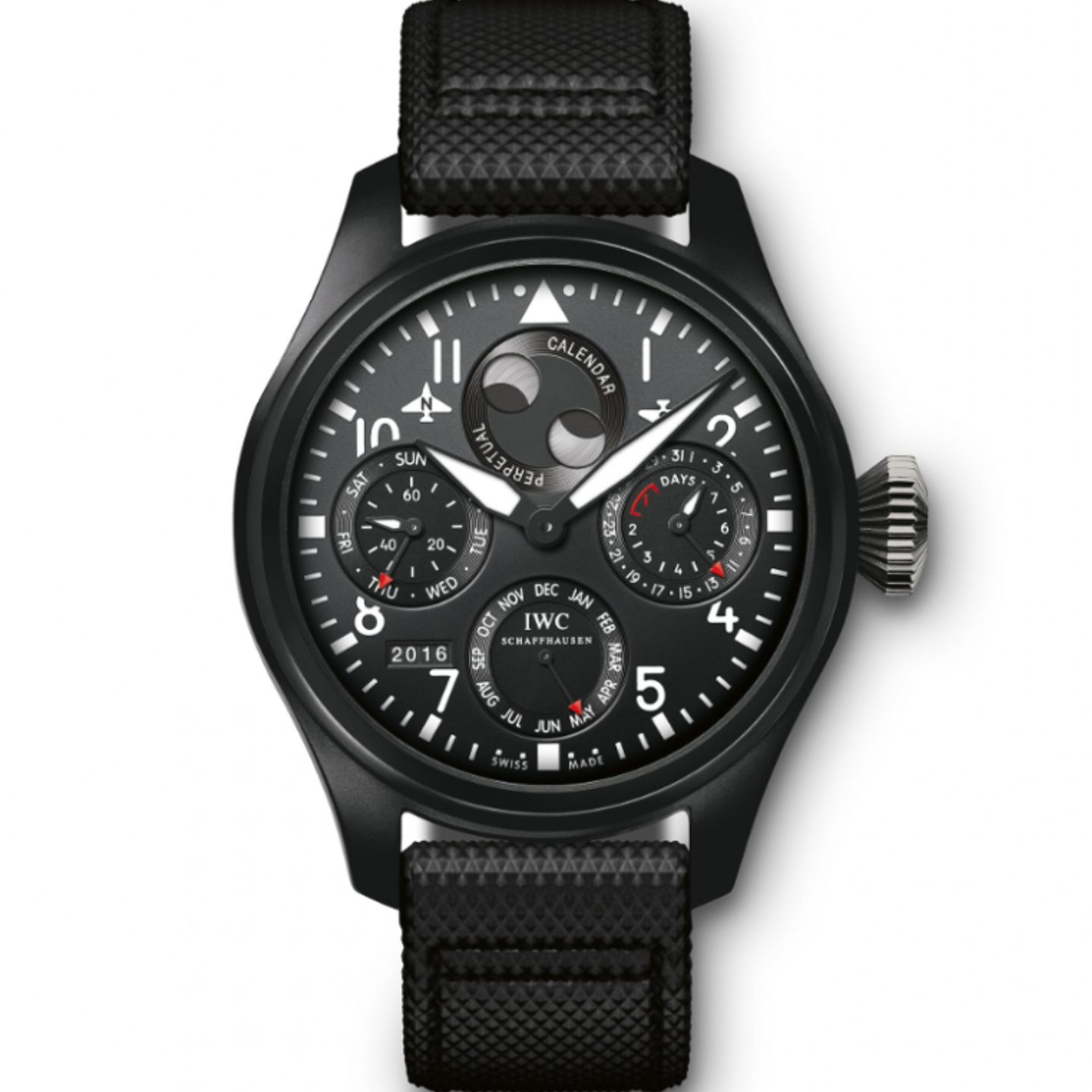 IWC Big Pilot Top Gun IW502902 (Unknown (random serial)) - Black dial 48 mm Ceramic case (1/1)
