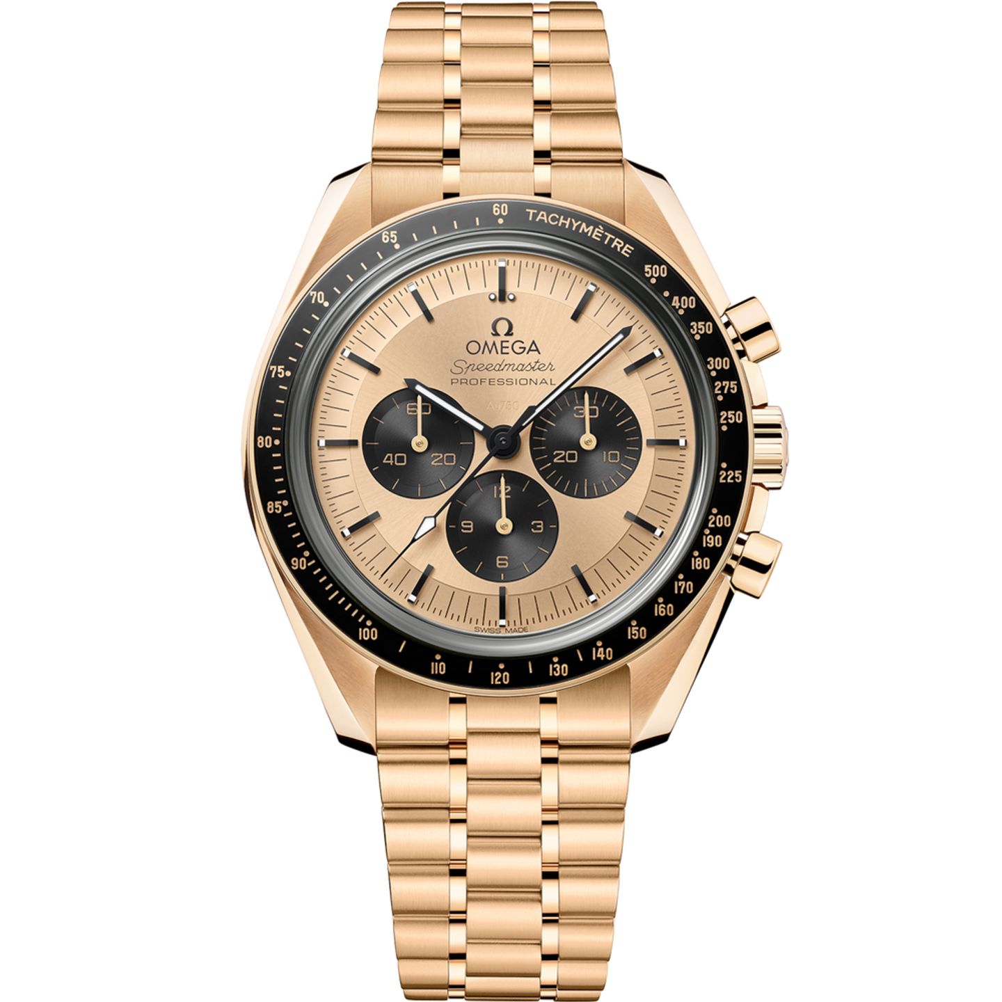 Omega Speedmaster Professional Moonwatch 310.60.42.50.99.002 (2025) - Champagne dial 42 mm Yellow Gold case (1/1)