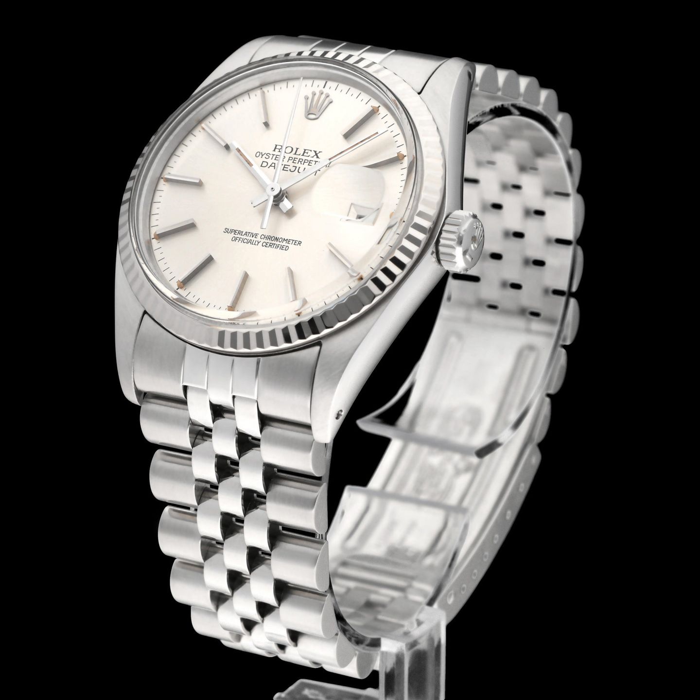 Rolex Datejust 36 16014 (1986) - Silver dial 36 mm Steel case (5/8)