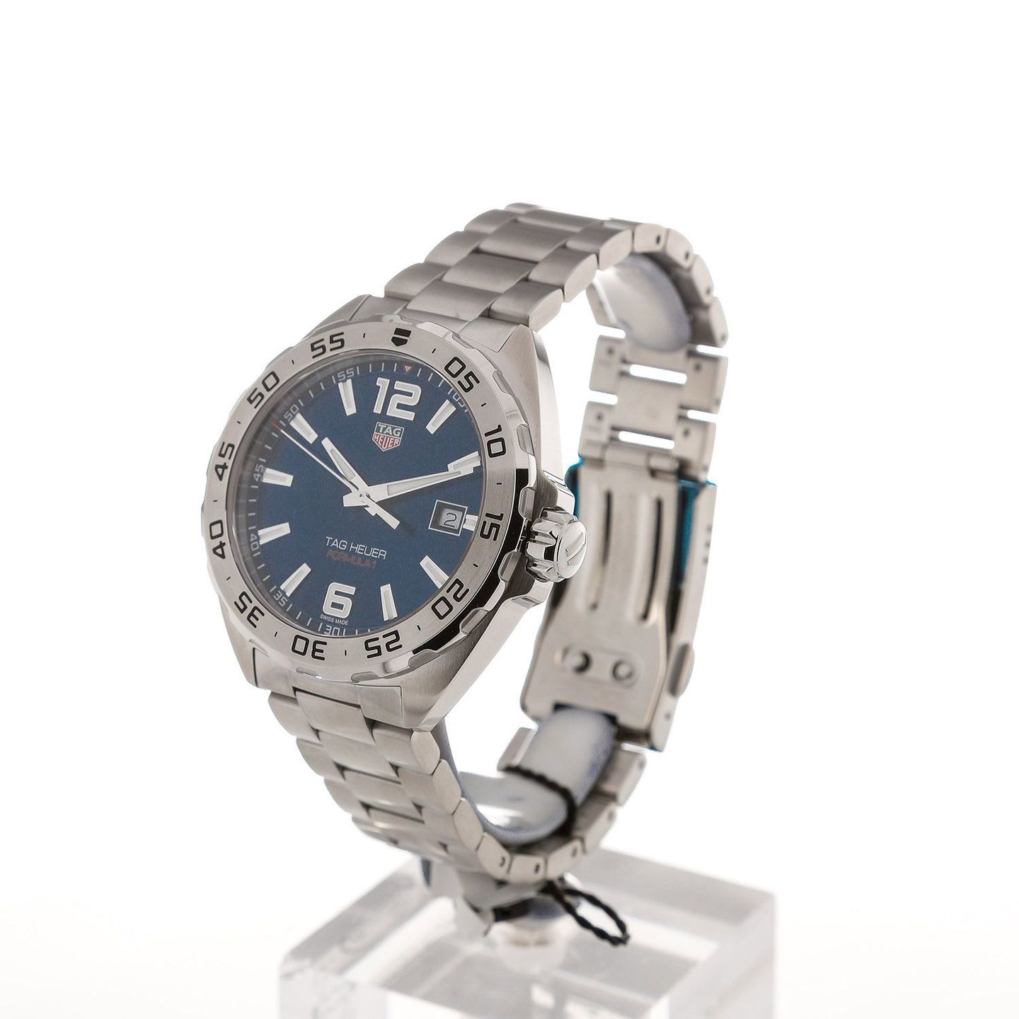 TAG Heuer Formula 1 Quartz WAZ1118.BA0875 (2023) - Blauw wijzerplaat 41mm Staal (3/4)