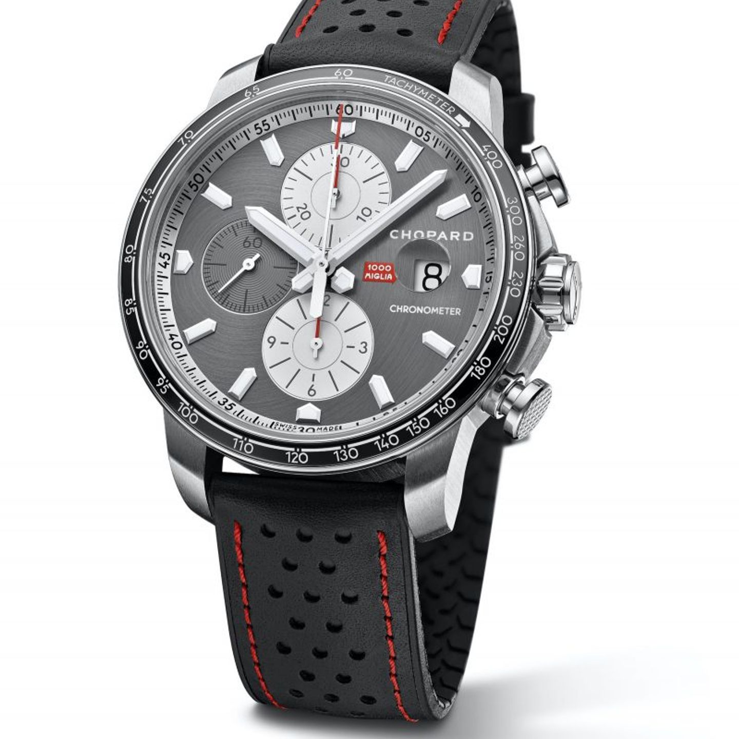 Chopard Mille Miglia 168571-3009 (2024) - Grijs wijzerplaat 44mm Staal (1/1)