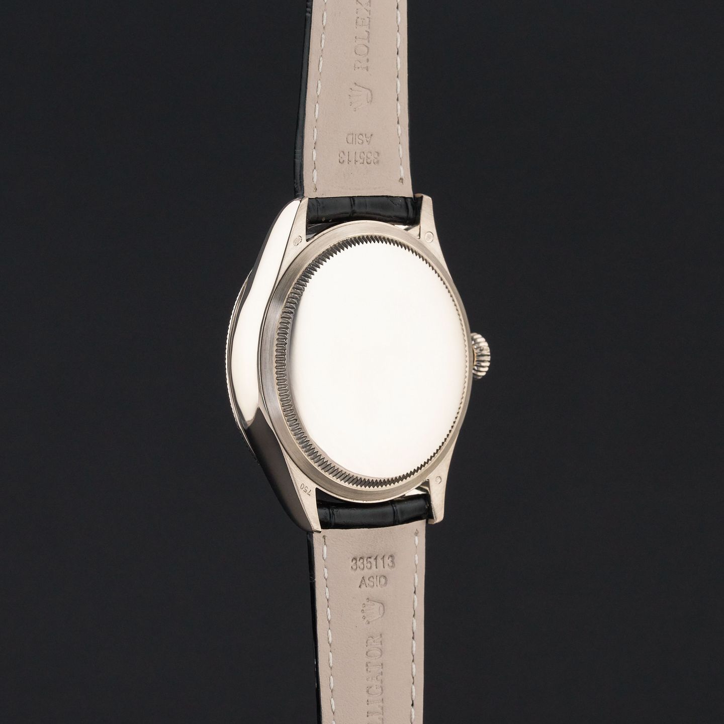 Rolex Cellini Date 50519 (2016) - Silver dial 39 mm White Gold case (7/8)