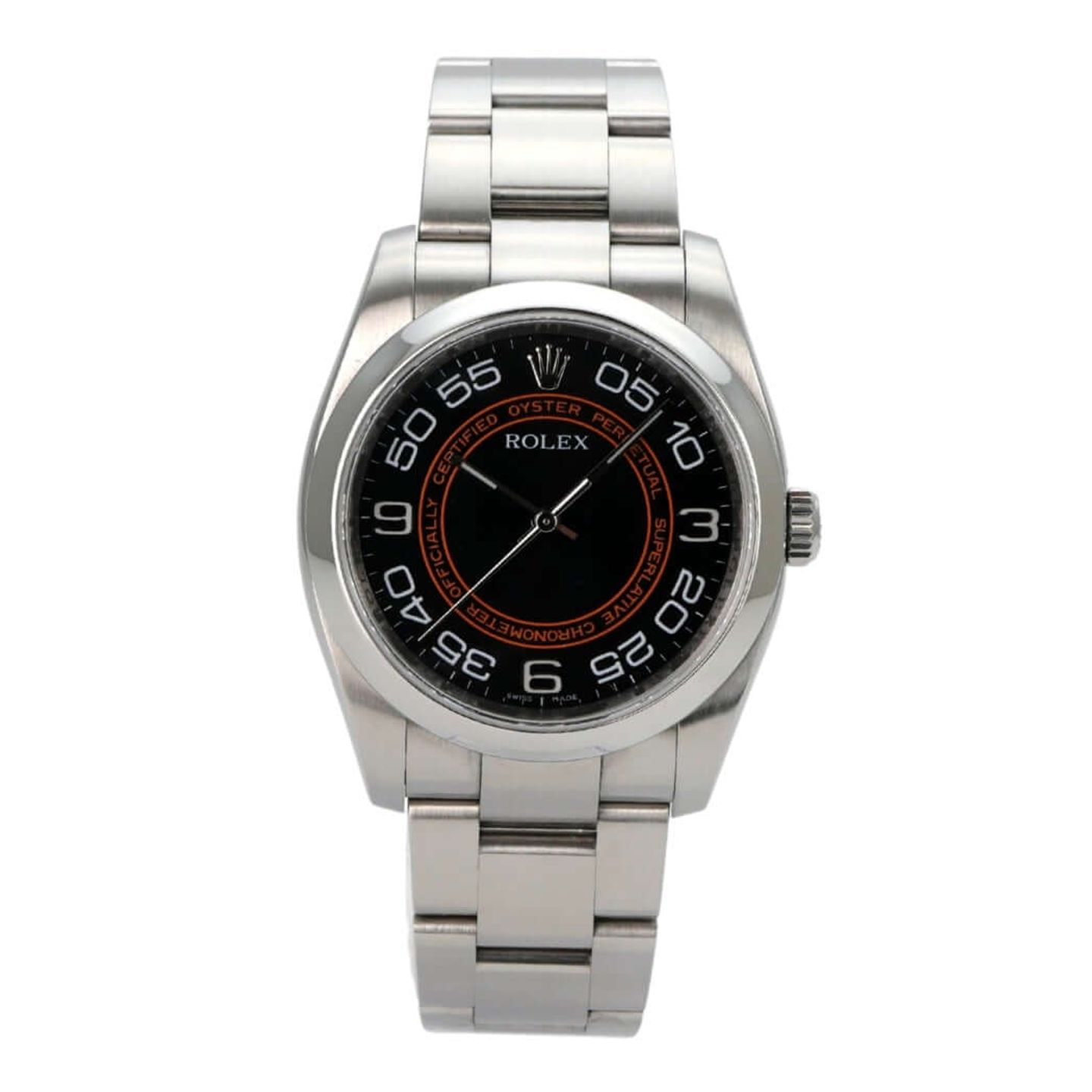 Rolex Oyster Perpetual 36 116000 (2012) - Zwart wijzerplaat 36mm Staal (2/8)