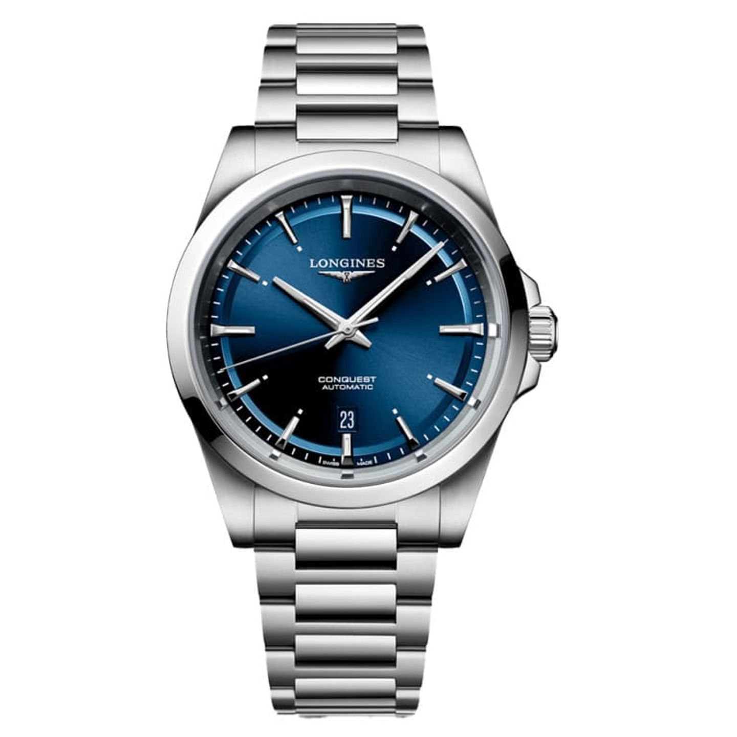 Longines Conquest L3.830.4.92.6 (2024) - Blauw wijzerplaat 41mm Staal (1/1)