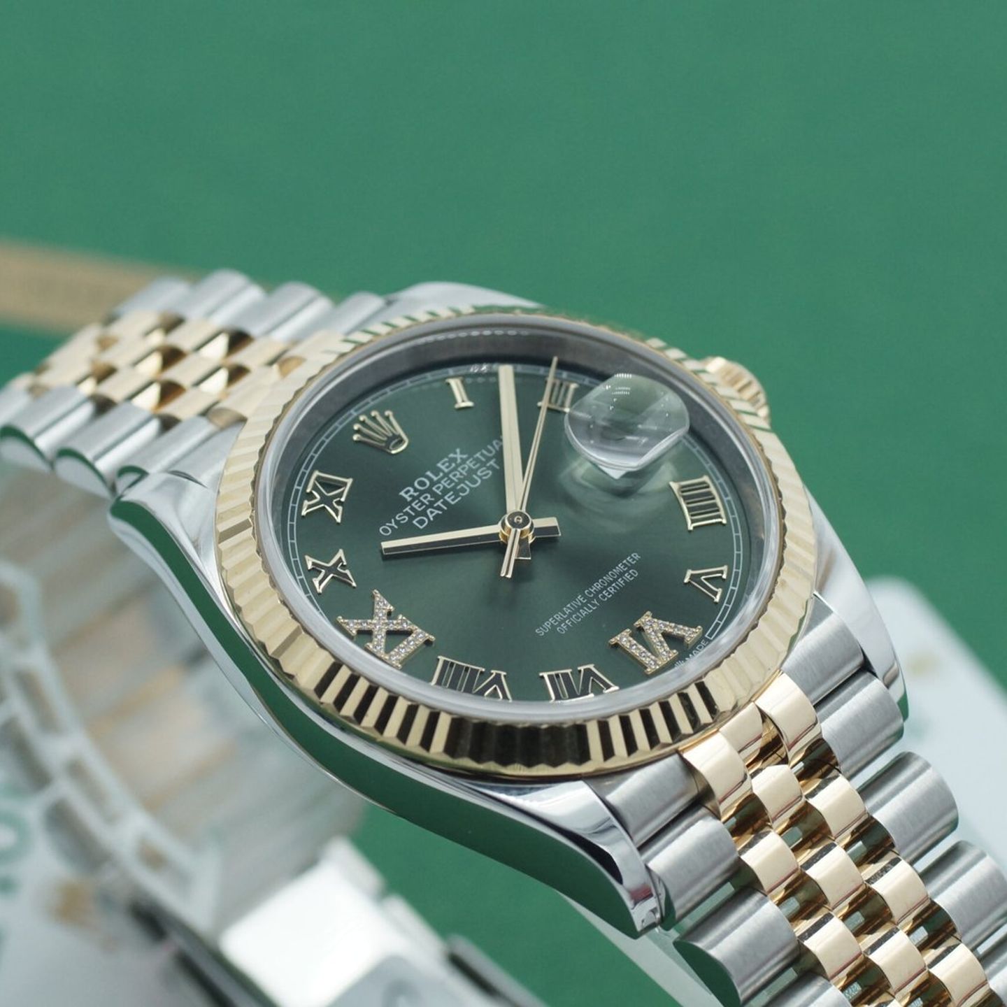 Rolex Datejust 36 126233 (2019) - 36 mm Gold/Steel case (1/8)