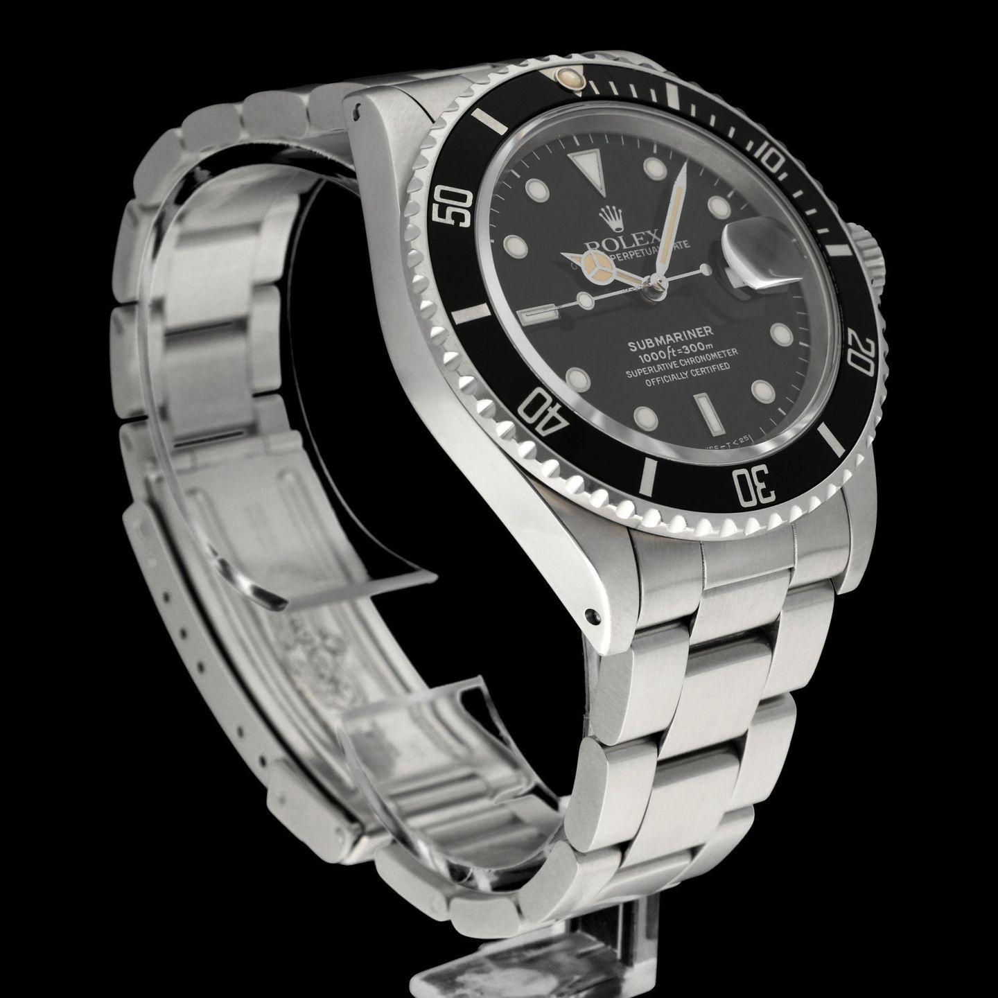Rolex Submariner Date 168000 (1987) - Black dial 40 mm Steel case (6/8)