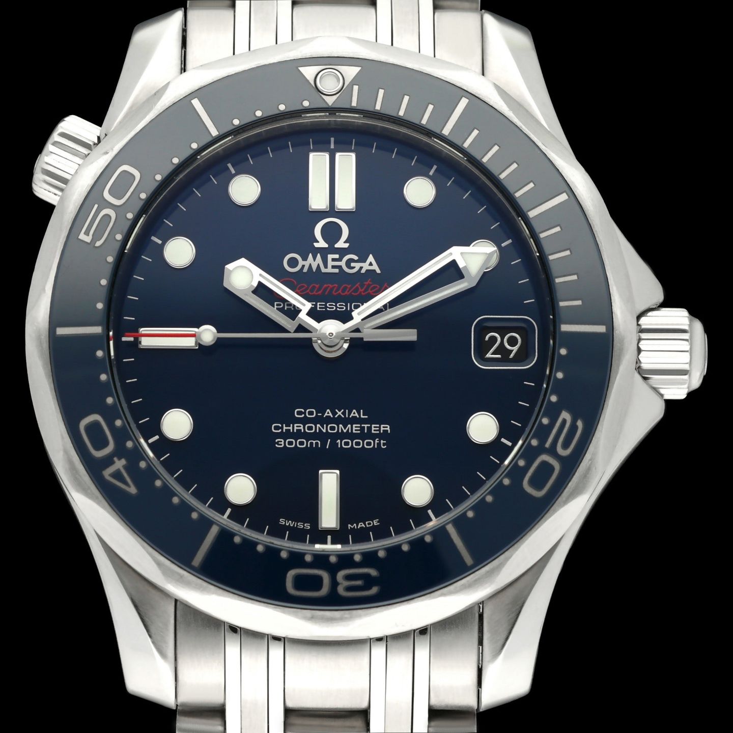 Omega Seamaster Diver 300 M 212.30.36.20.03.001 (2019) - Blue dial 36 mm Steel case (1/8)