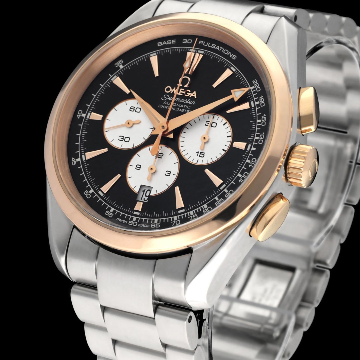 Omega Seamaster Aqua Terra 221.20.42.40.01.002 (2006) - Black dial 42 mm Steel case (7/8)