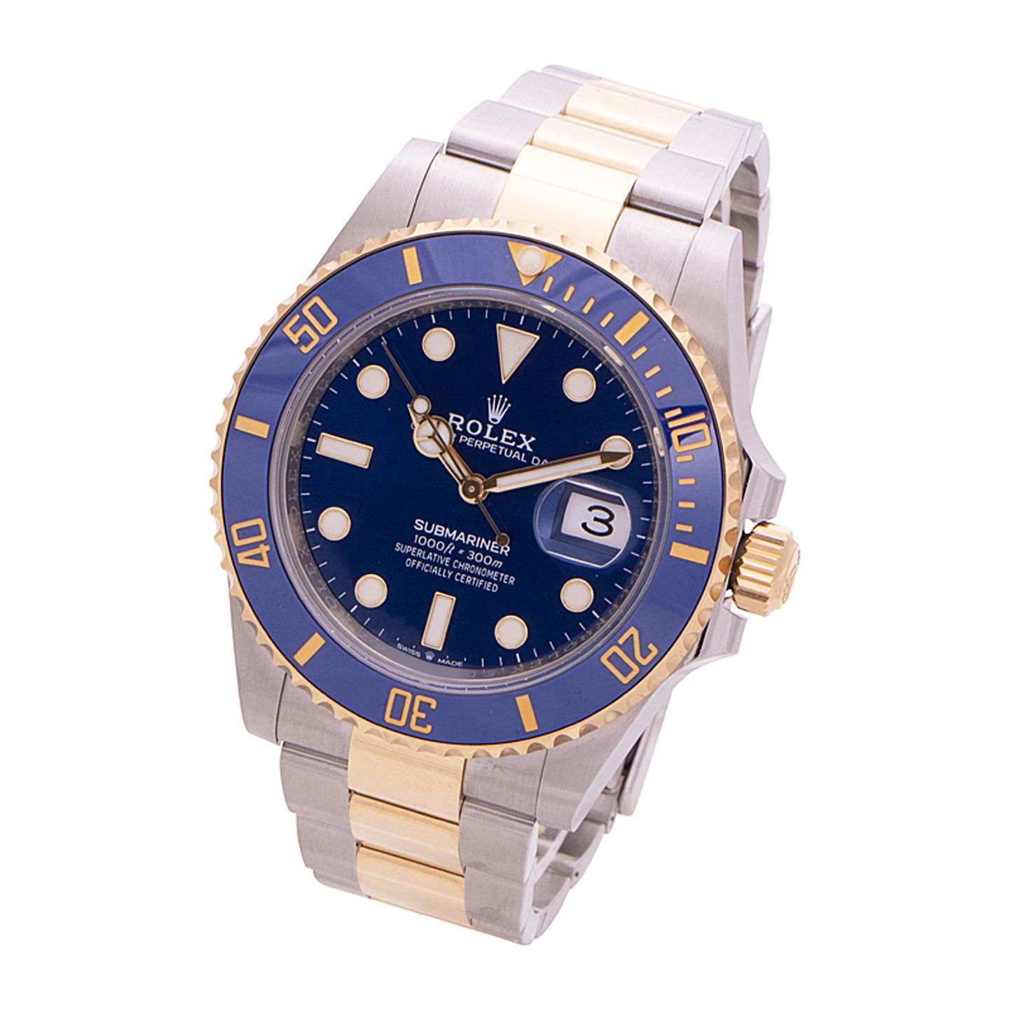 Rolex Submariner Date 126613LB (2024) - Blue dial 41 mm Gold/Steel case (4/8)