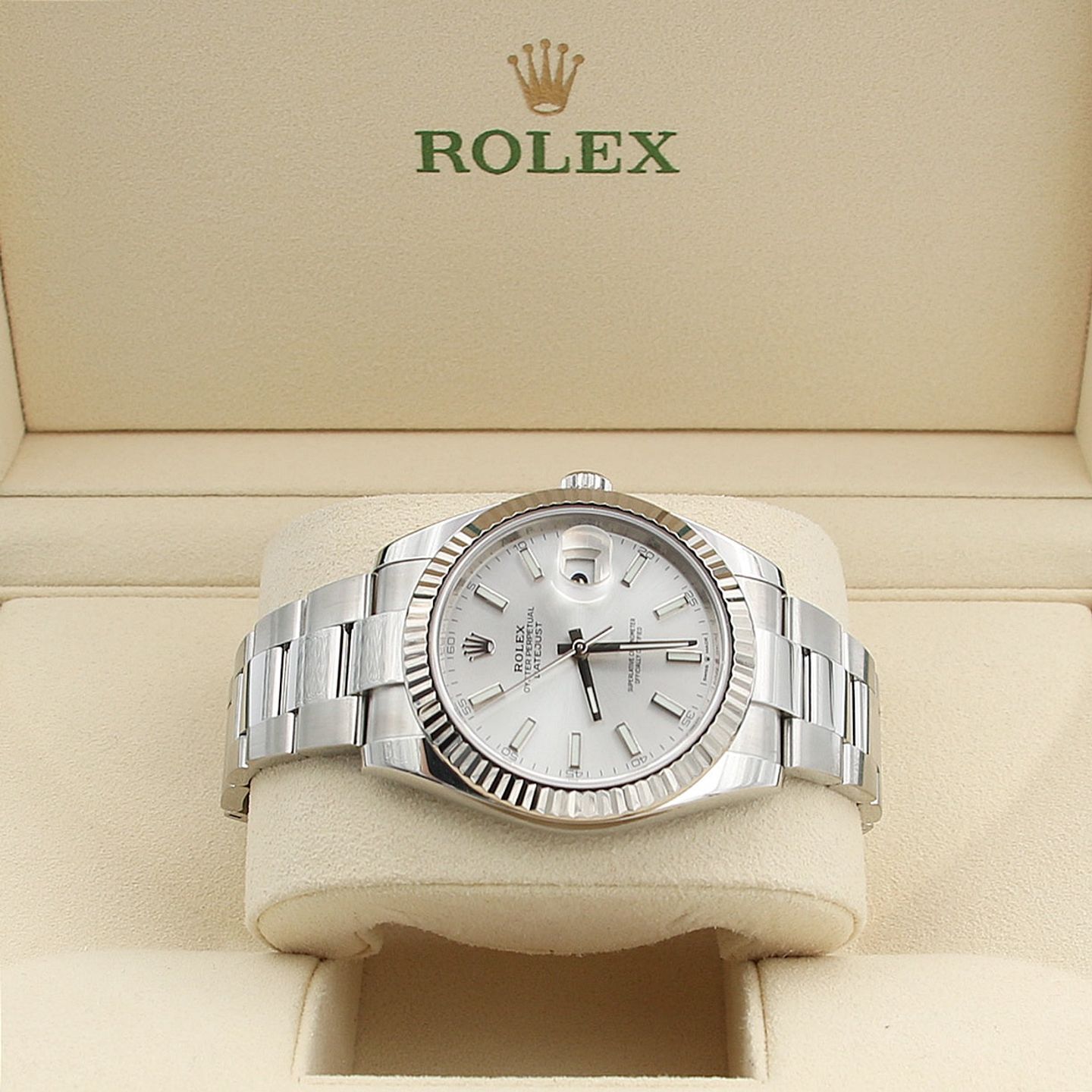 Rolex Datejust 41 126334 (Unknown (random serial)) - Silver dial 41 mm Steel case (4/8)
