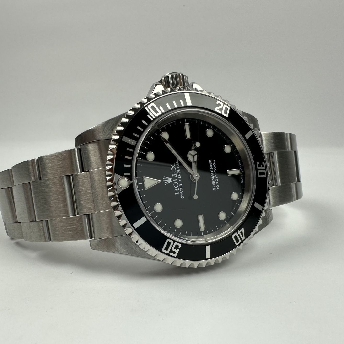 Rolex Submariner No Date 14060M (2007) - Black dial 40 mm Steel case (5/8)