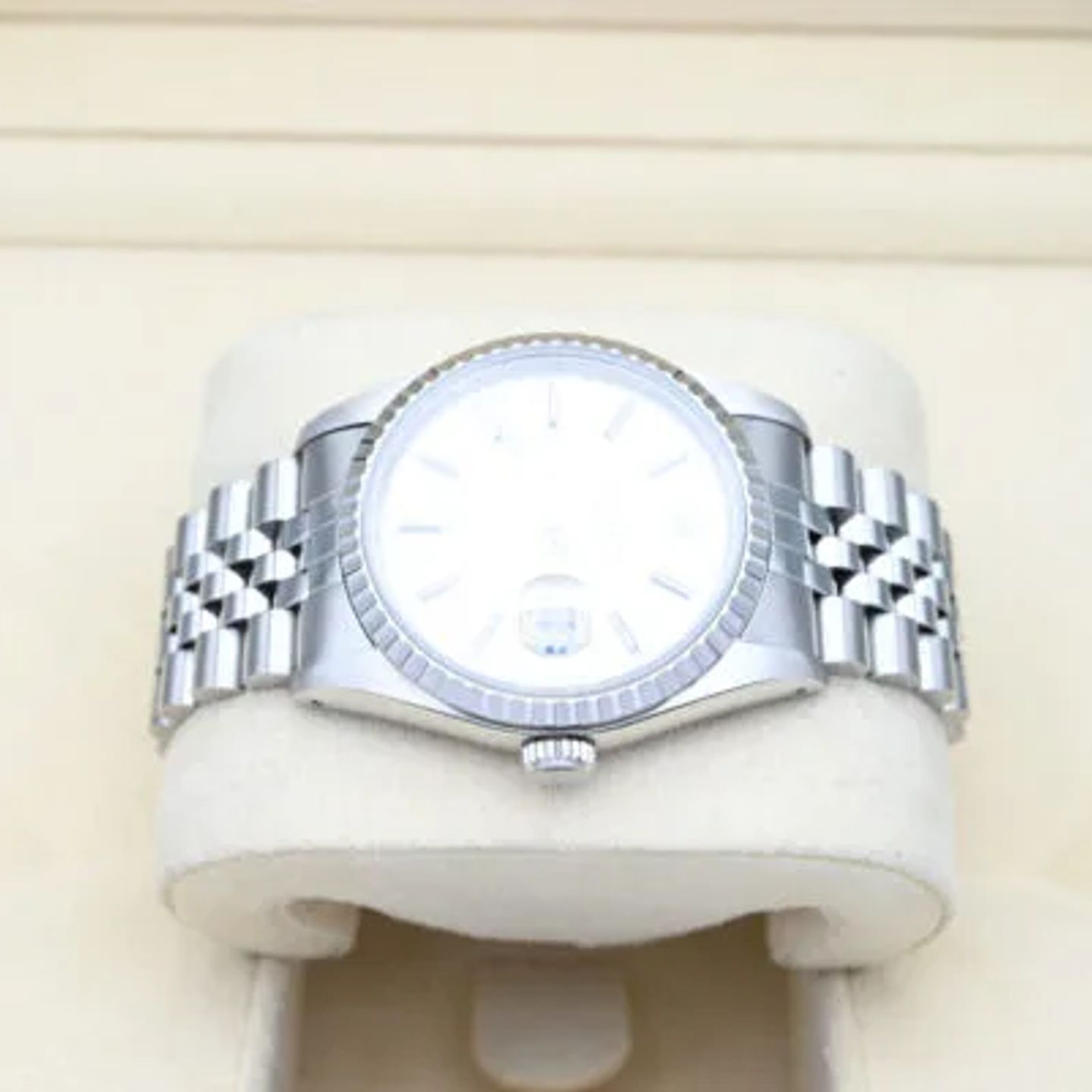 Rolex Datejust 36 16220 (1989) - Silver dial 36 mm Steel case (8/14)