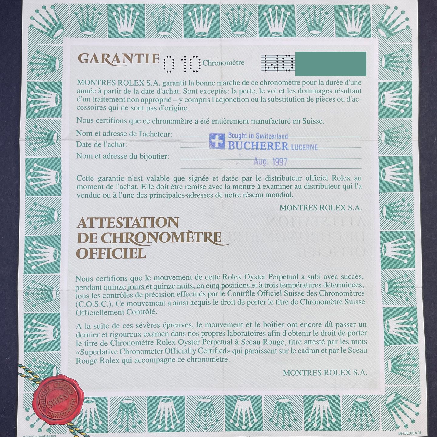 Rolex Day-Date 36 18296 (1995) - Silver dial 36 mm Platinum case (3/8)