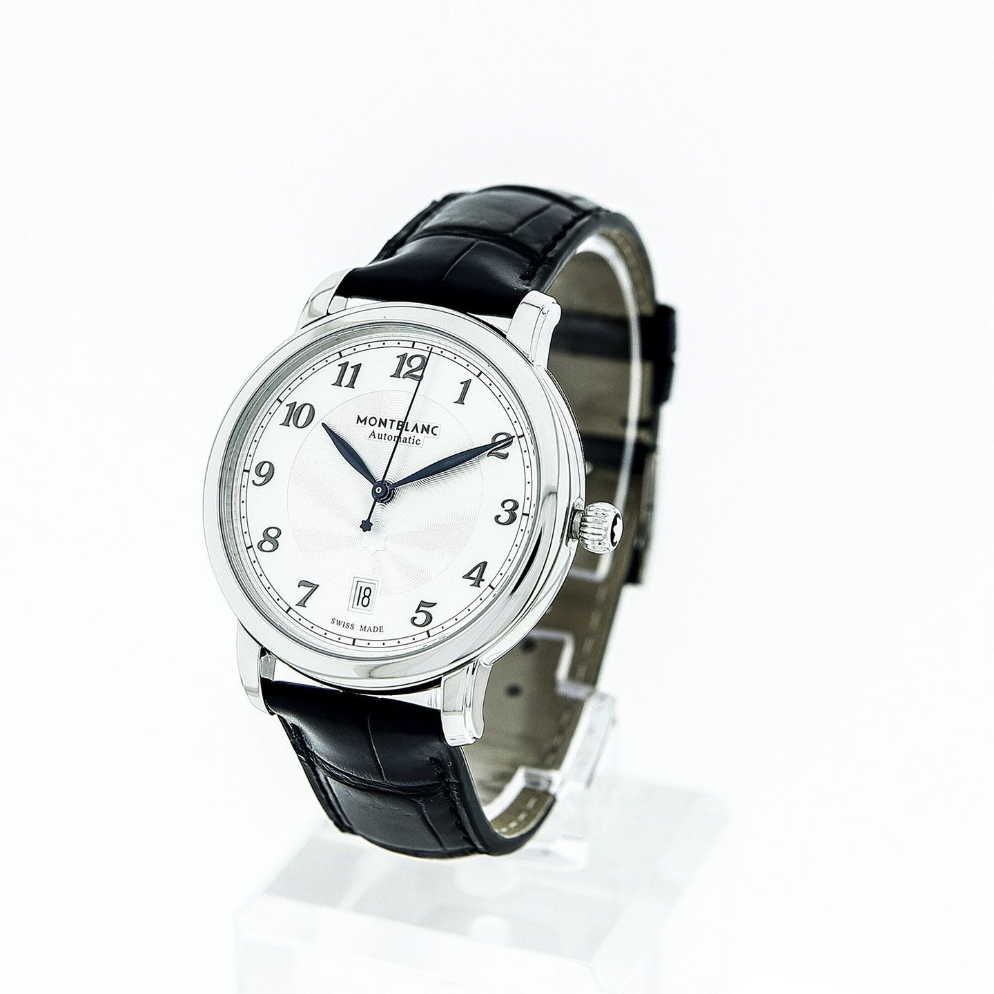 Montblanc Star 117574 (2023) - Silver dial 39 mm Steel case (3/4)