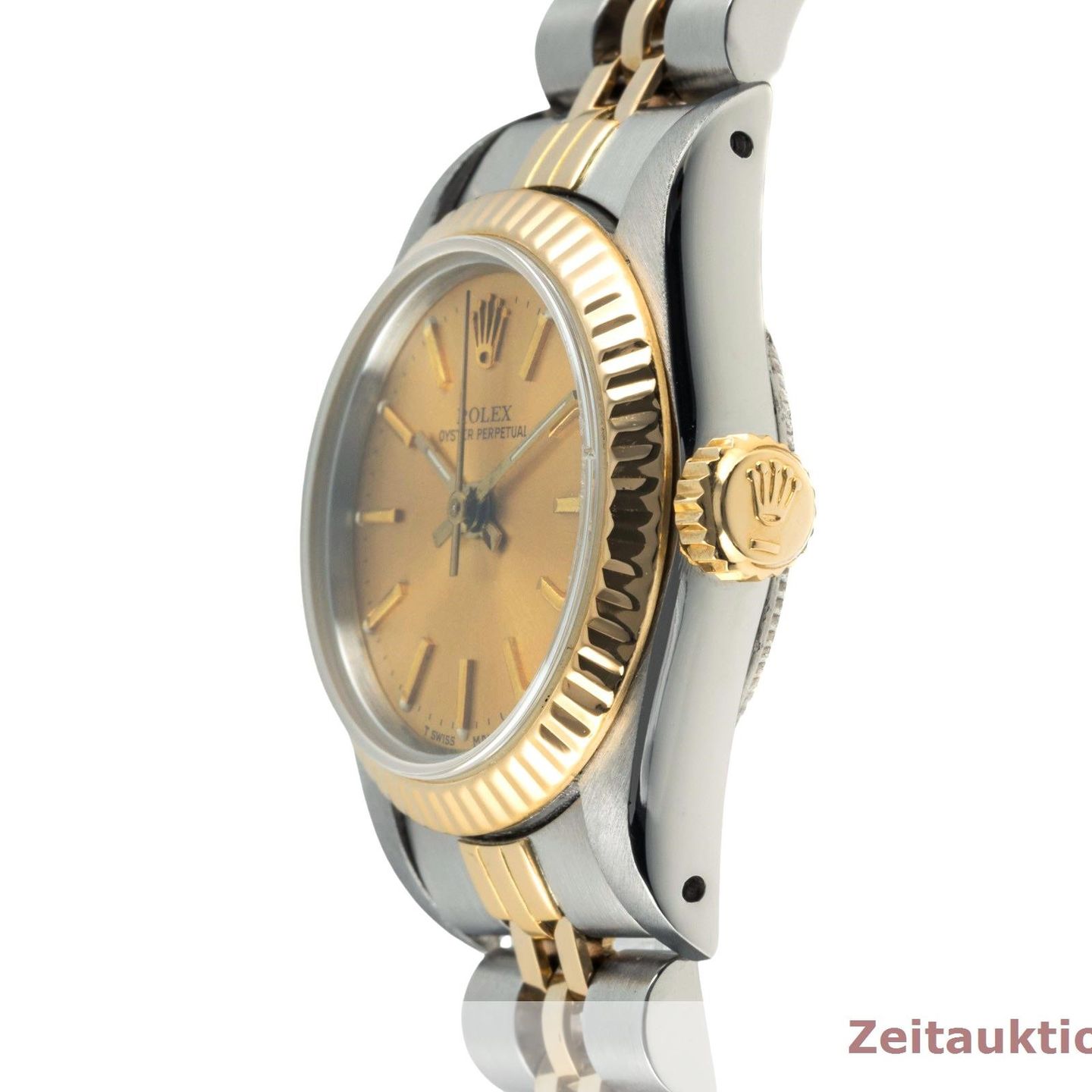 Rolex Oyster Perpetual 67193 (1987) - 26 mm Gold/Steel case (6/8)