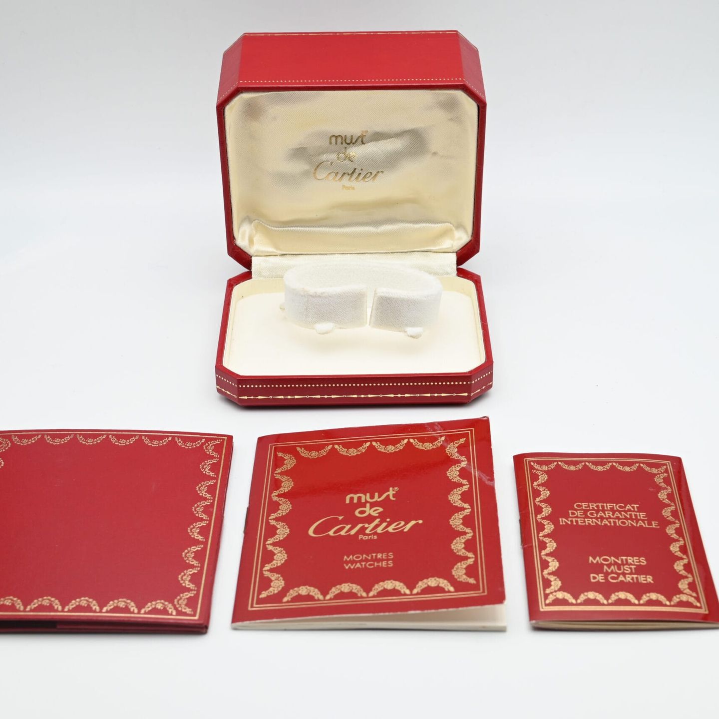 Cartier Tank Vermeil 5057001 (1989) - Yellow dial 20 mm Silver case (2/8)