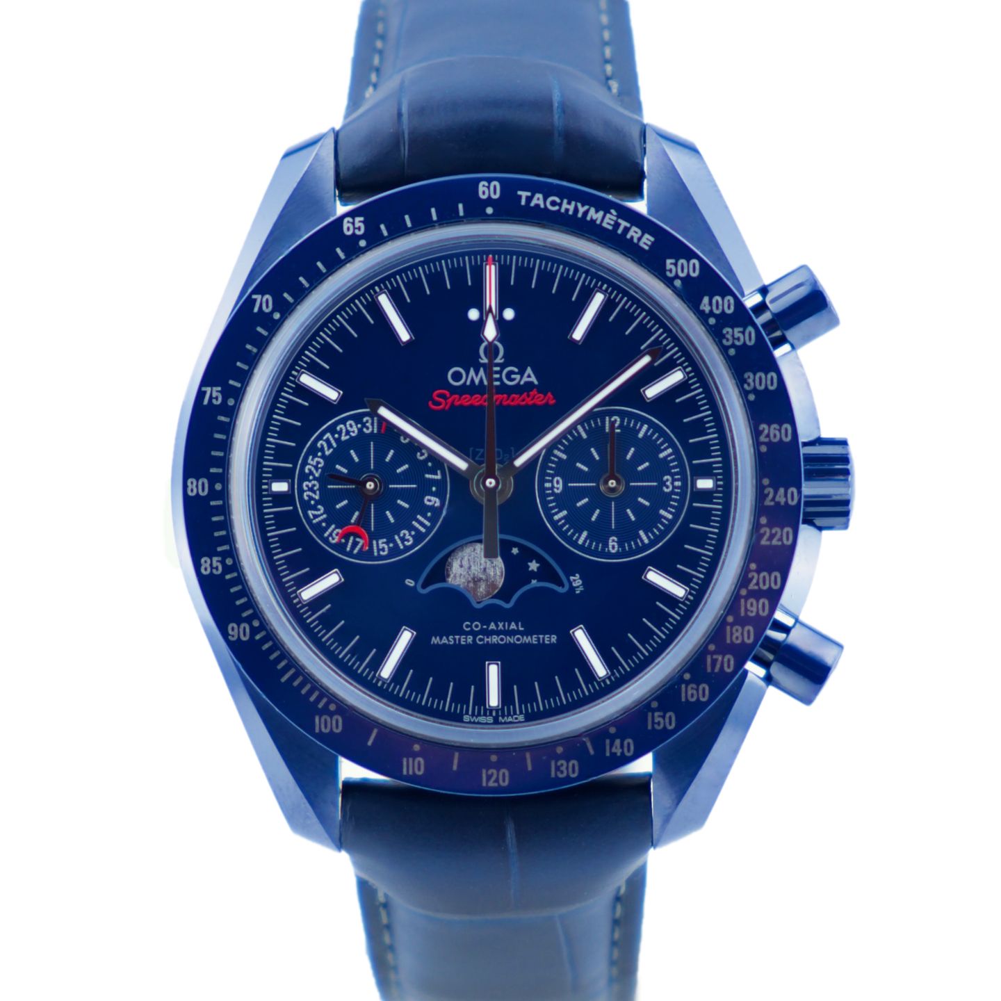 Omega Speedmaster Professional Moonwatch Moonphase 304.93.44.52.03.001 (2020) - Blue dial 44 mm Ceramic case (1/1)