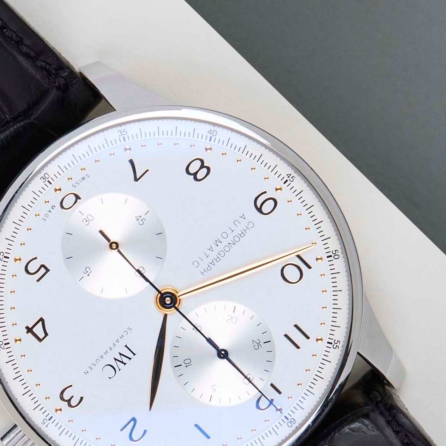 IWC Portuguese Chronograph IW371604 (2022) - Zilver wijzerplaat 41mm Staal (4/8)