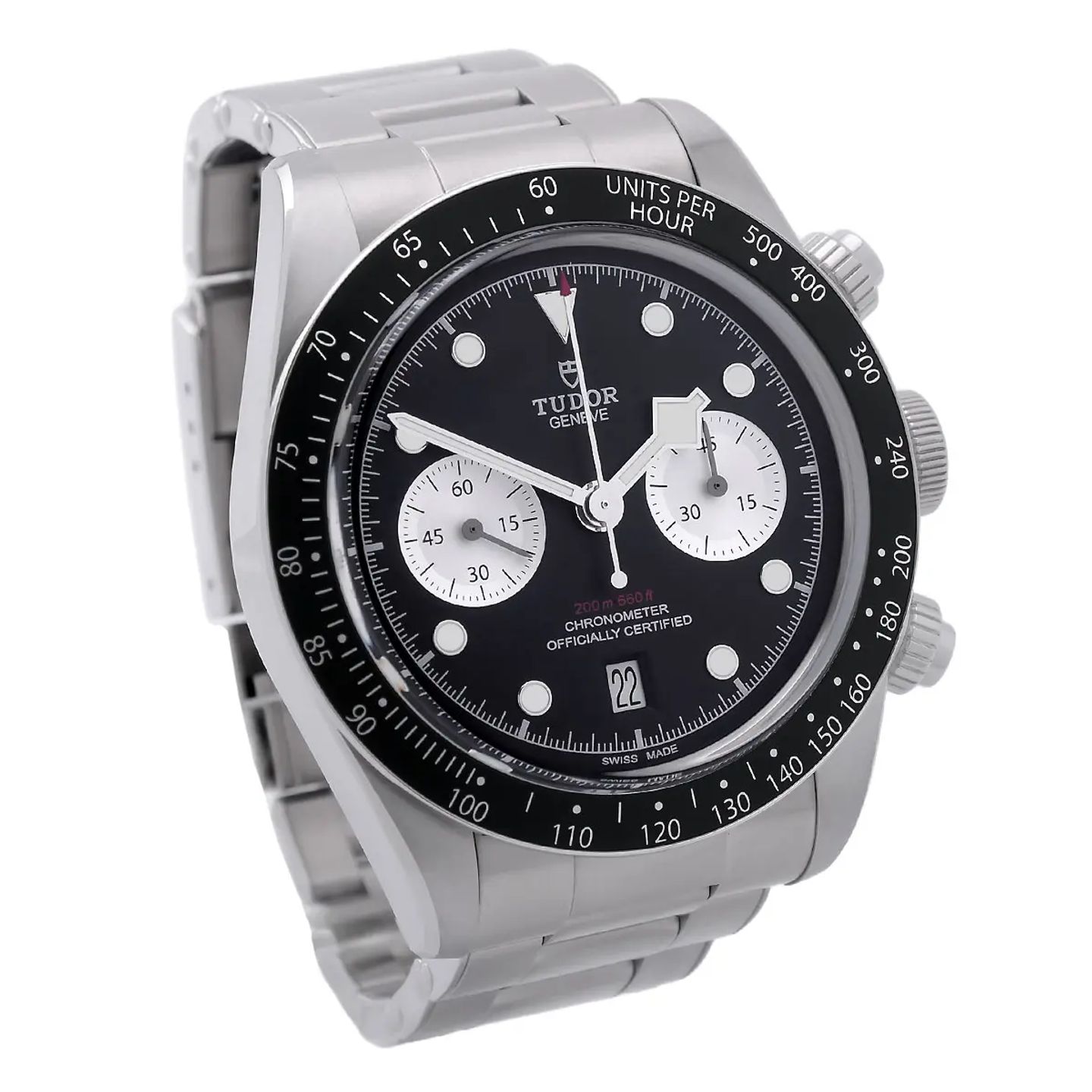 Tudor Black Bay Chrono 79360N (2022) - Black dial 41 mm Steel case (3/8)