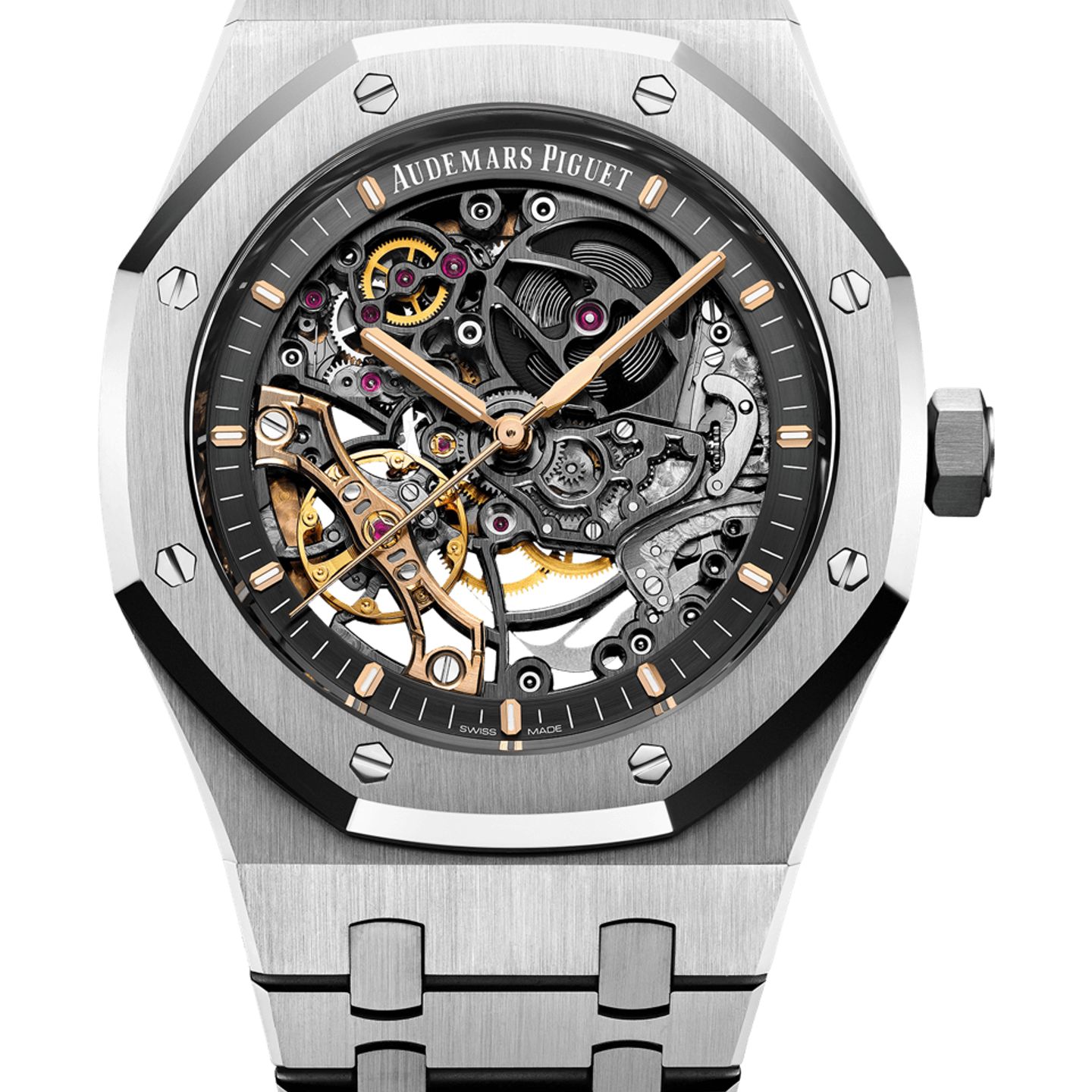 Audemars Piguet Royal Oak Double Balance Wheel Openworked 15407ST.OO.1220ST.01 - (1/1)
