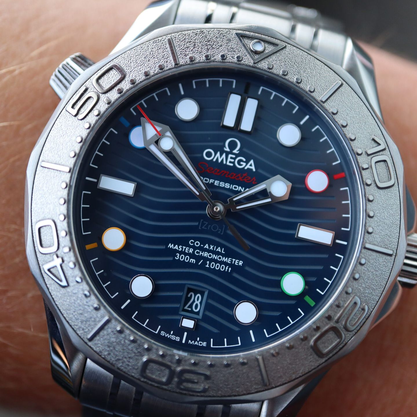 Omega Seamaster Diver 300 M 522.30.42.20.03.001 (2022) - Blue dial 42 mm Steel case (1/8)
