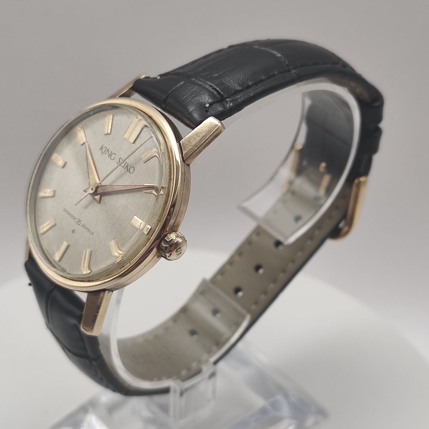 Seiko King 15034 (1960) - Silver dial 35 mm Steel case (2/8)