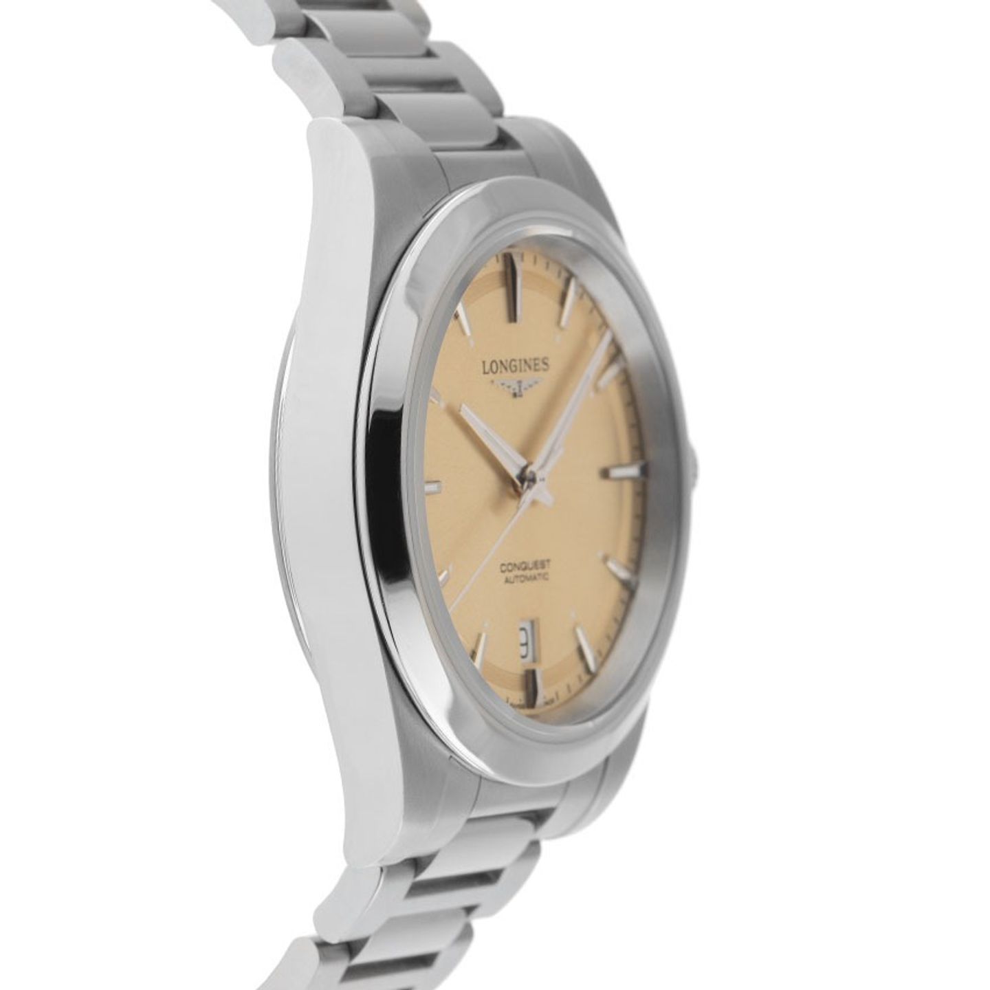 Longines Conquest L3.720.4.62.6 (2025) - Champagne wijzerplaat 38mm Staal (5/7)