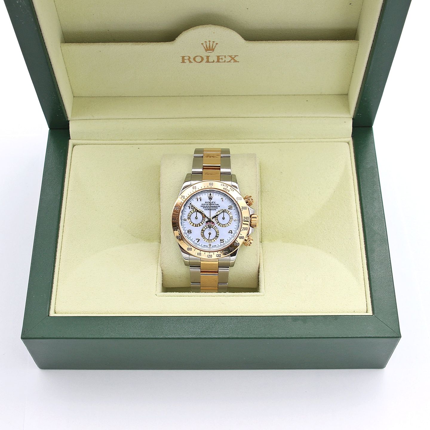 Rolex Daytona 116523 (Onbekend (willekeurig serienummer)) - 40mm Goud/Staal (3/7)