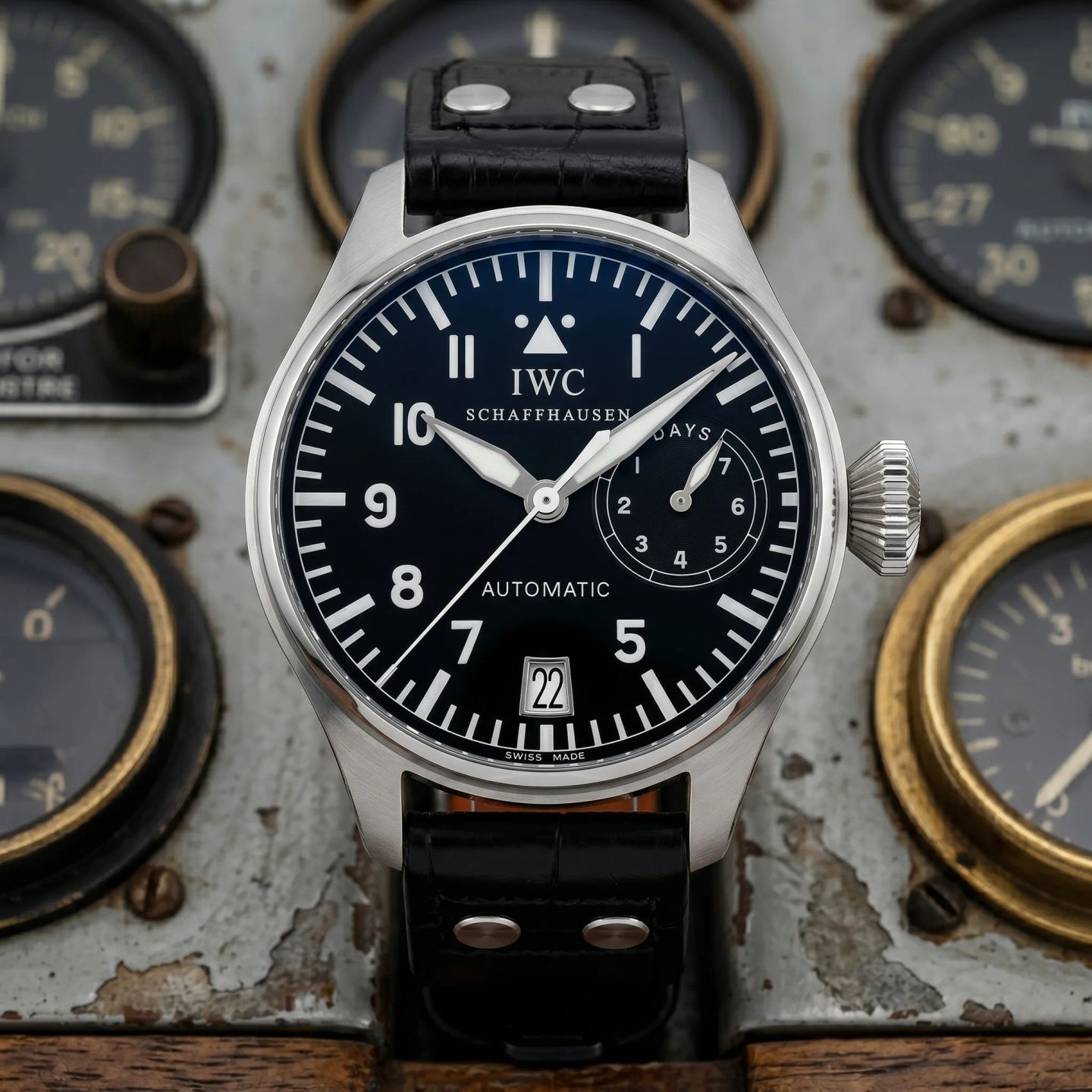 IWC Big Pilot IW500201 (2003) - 46mm Staal (3/8)