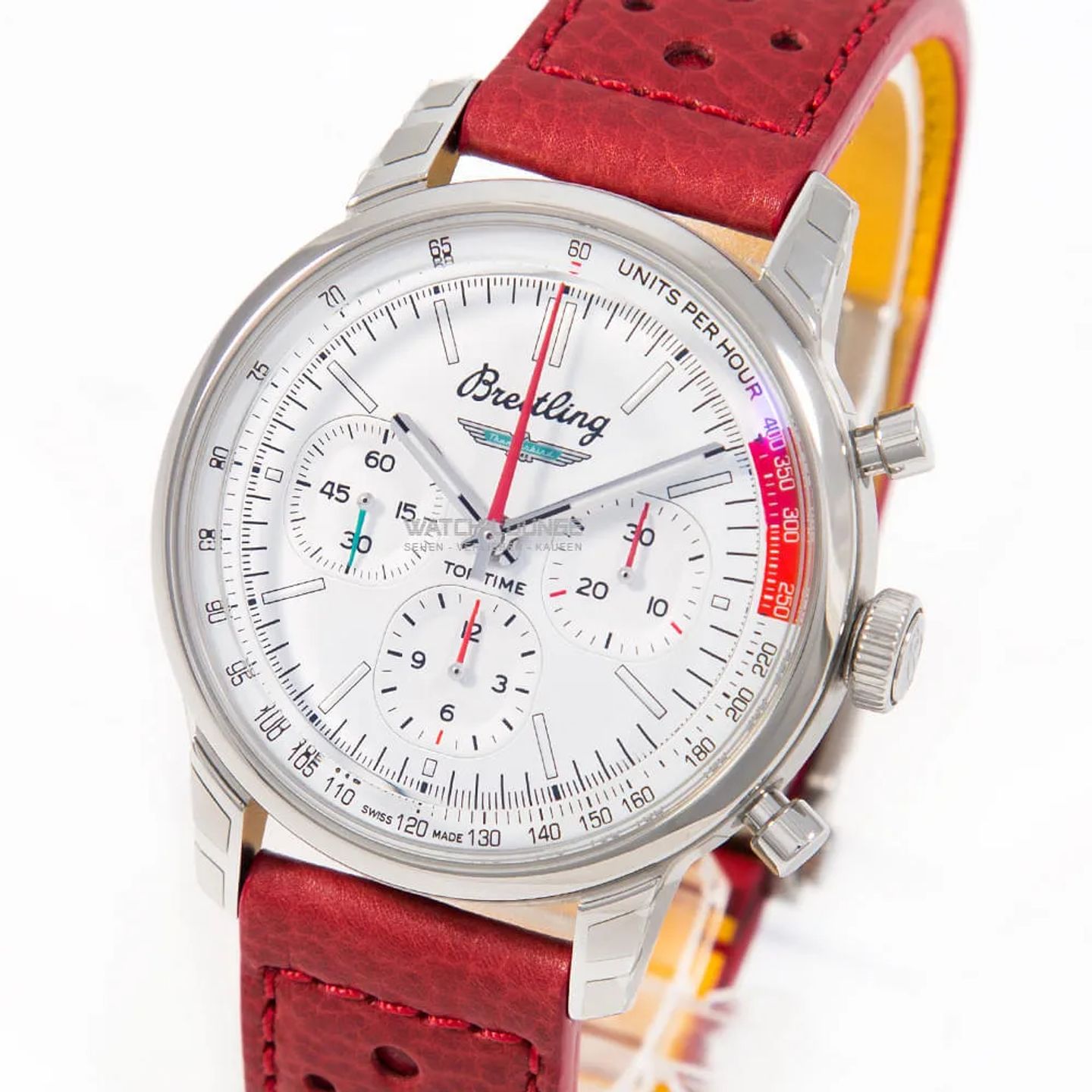 Breitling Top Time AB01766A1A1X1 (2025) - Silver dial 41 mm Steel case (1/8)