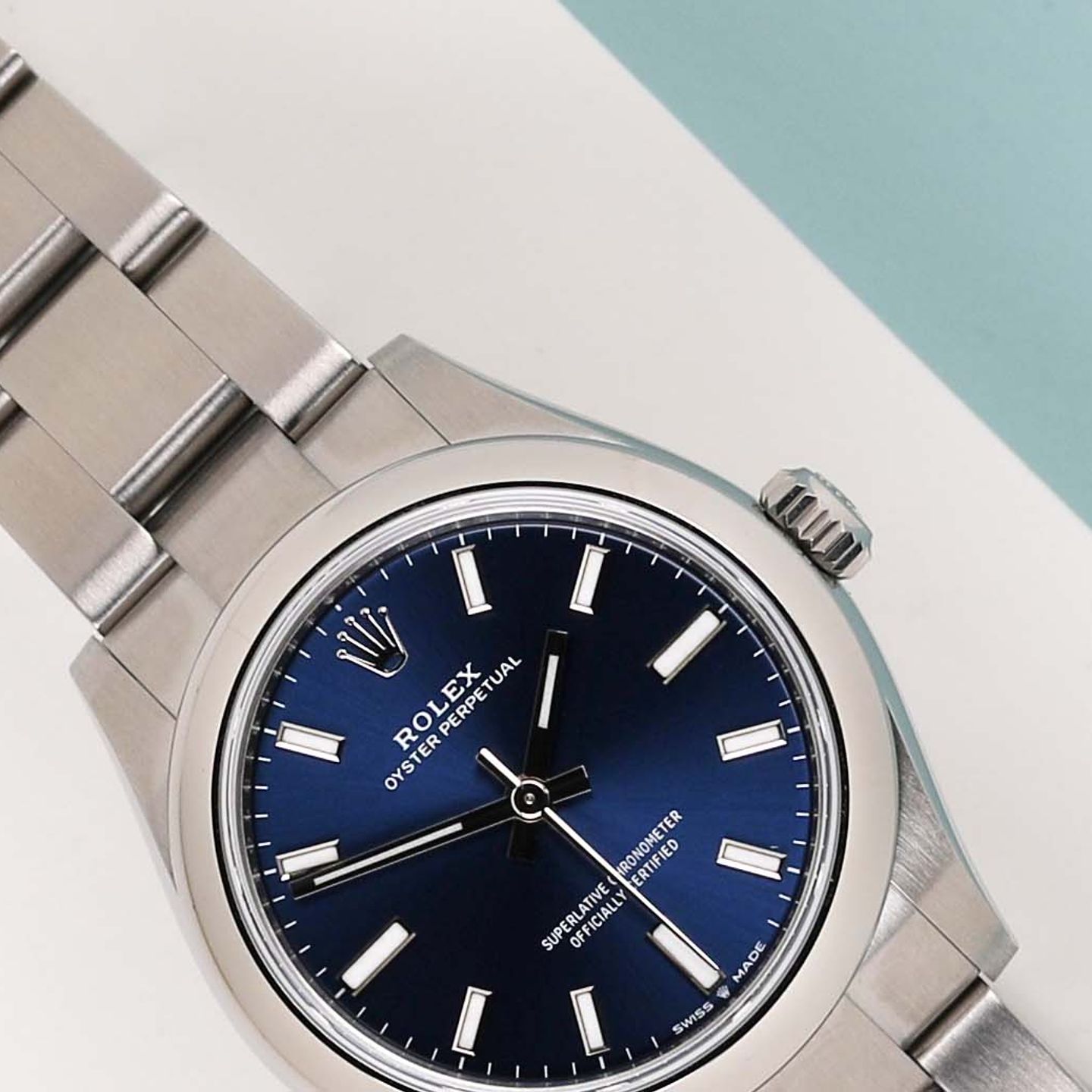 Rolex Oyster Perpetual 31 277200 (2024) - Blue dial 31 mm Steel case (2/8)