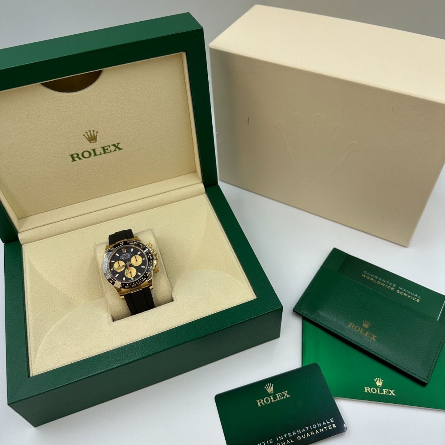 Rolex Daytona 116518LN (Onbekend (willekeurig serienummer)) - Zwart wijzerplaat 40mm Geelgoud (3/8)