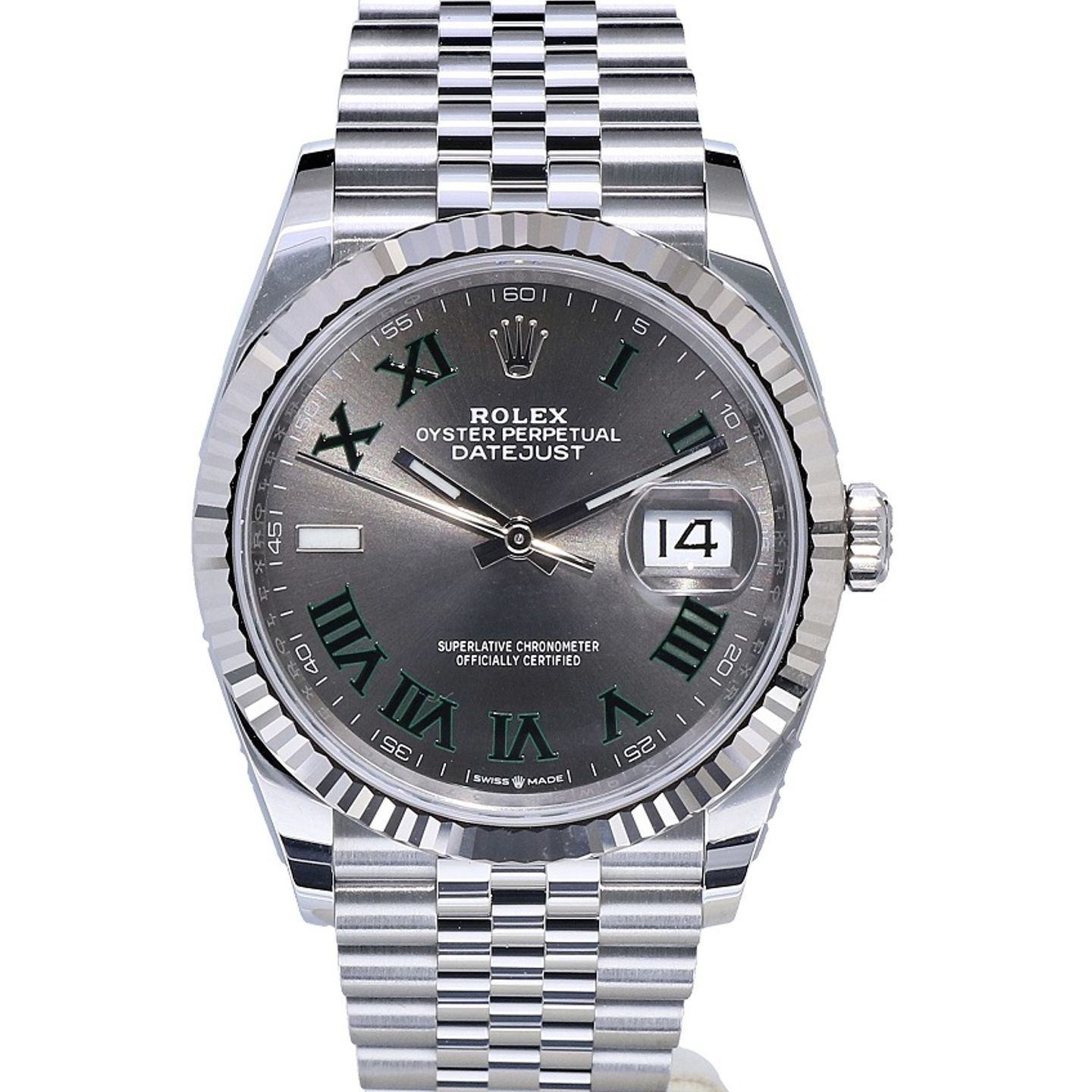Rolex Datejust 36 126234 (2022) - Grey dial 36 mm Steel case (4/8)
