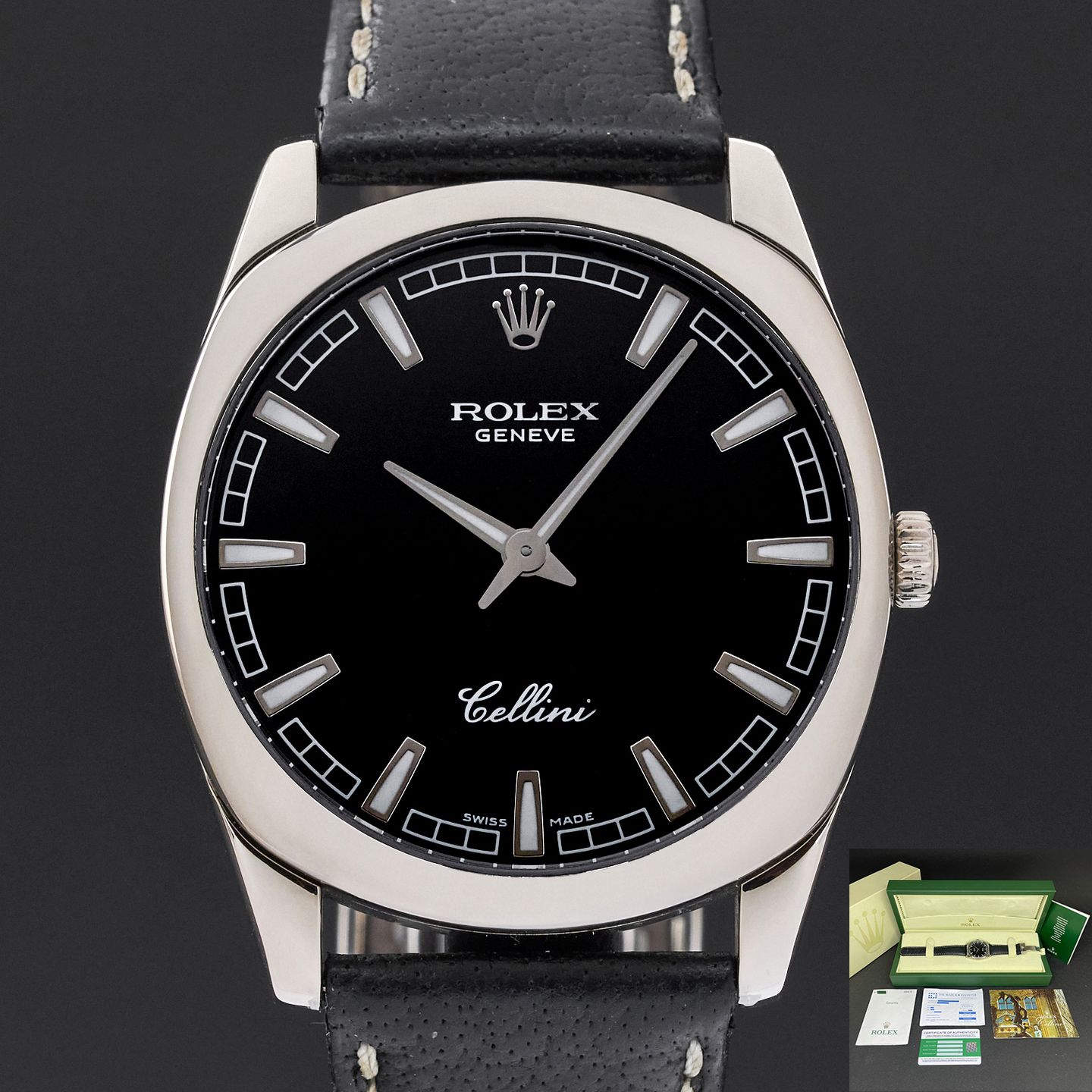 Rolex Cellini Danaos 4243 (2006) - 38 mm White Gold case (1/8)