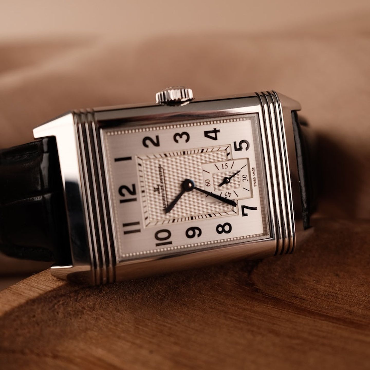 Jaeger-LeCoultre Reverso Classic Small Q3858520 (2021) - Silver dial 27 mm Steel case (6/8)