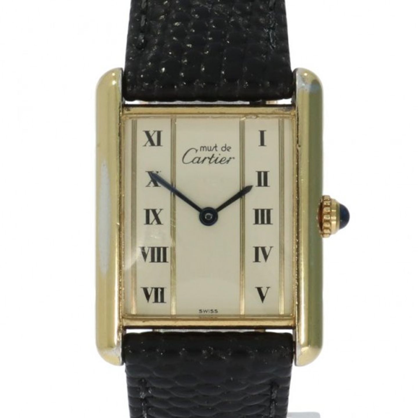 Cartier Tank 681006 (Unknown (random serial)) - Beige dial 23 mm Silver case (1/5)