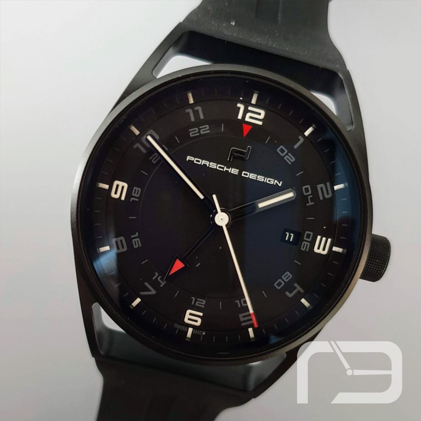 Porsche Design 1919 6020.2.02.001.06.2 (2024) - Zwart wijzerplaat 42mm Titanium (1/8)