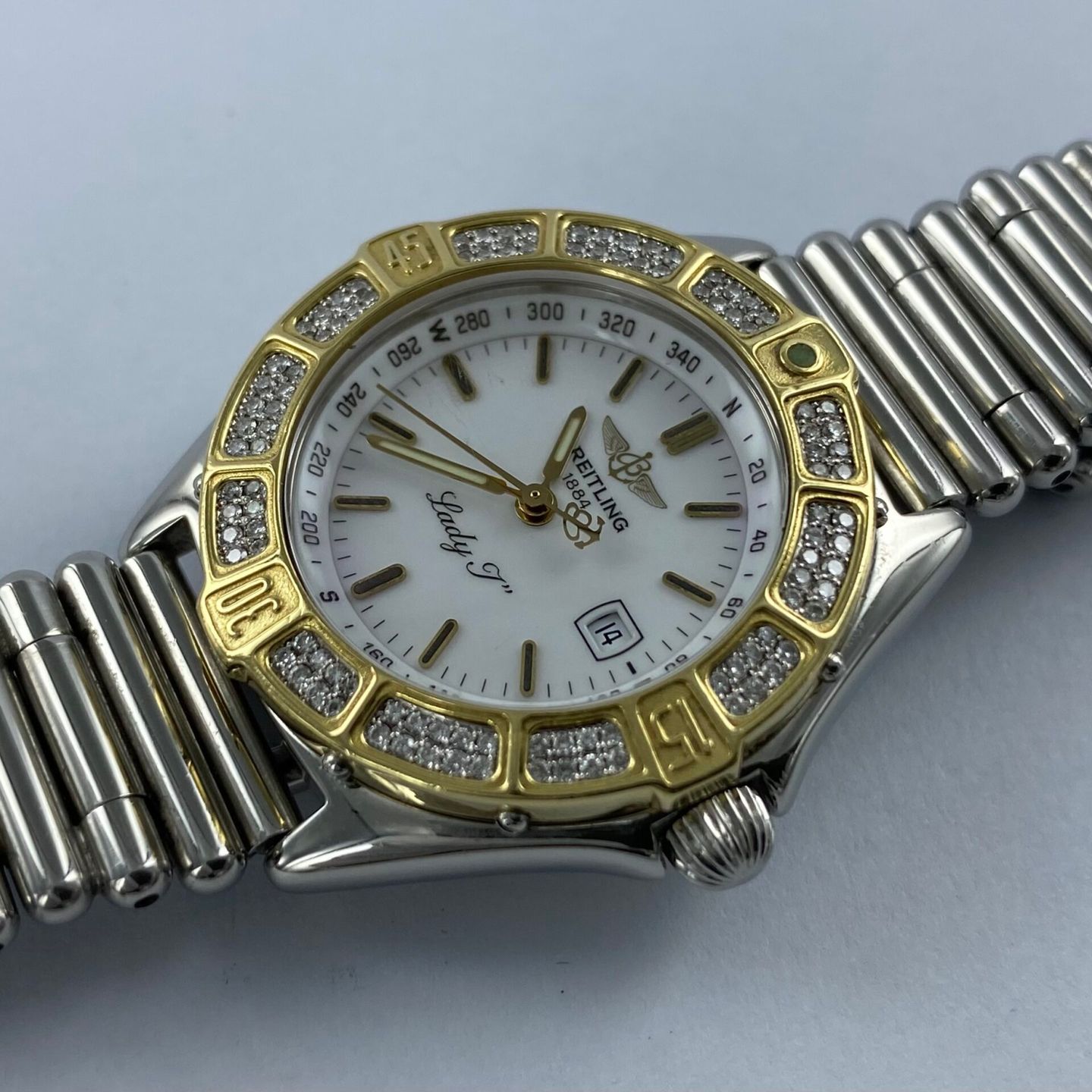Breitling Lady J D52065 (Onbekend (willekeurig serienummer)) - Wit wijzerplaat 31mm Staal (4/6)