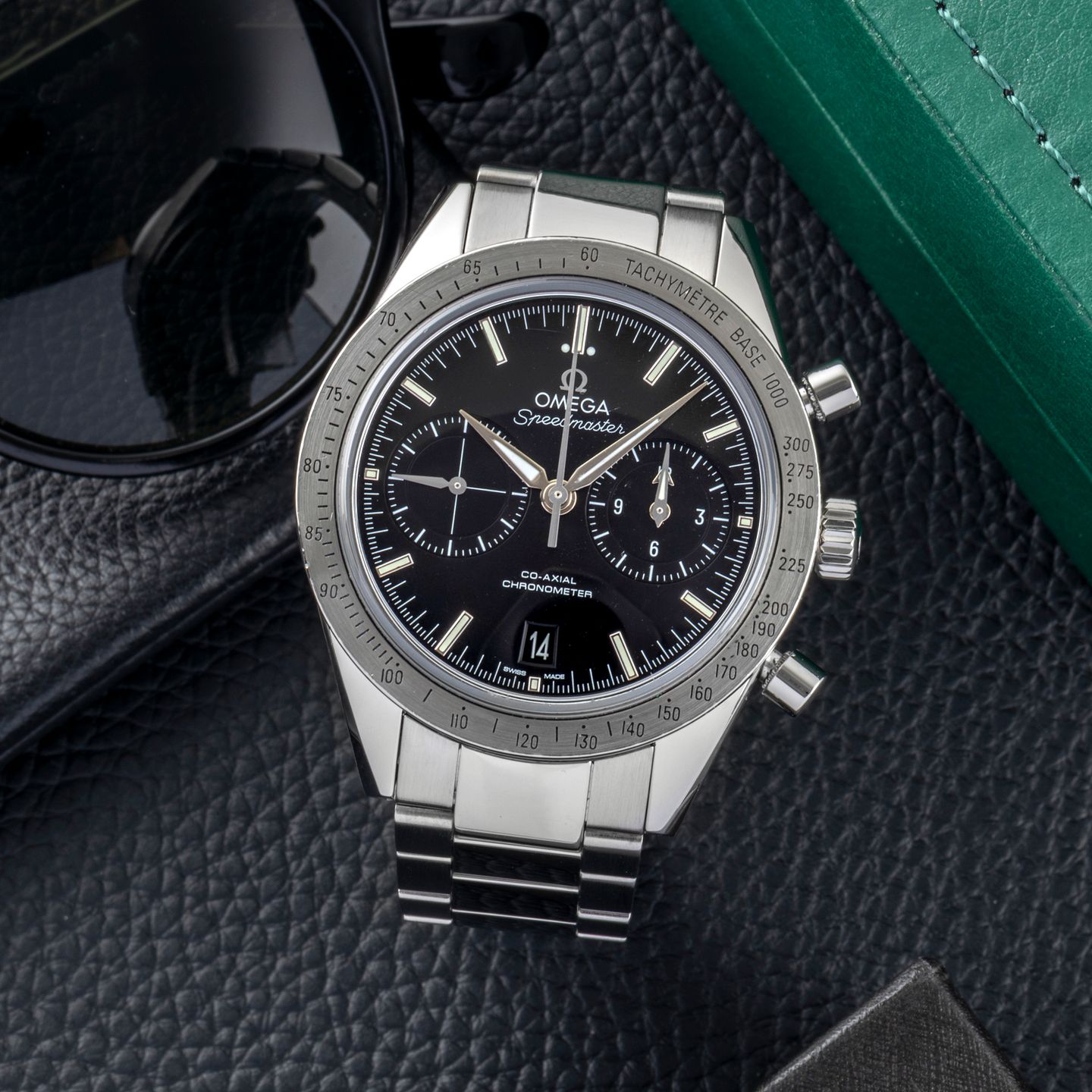Omega Speedmaster '57 331.10.42.51.01.001 (Unknown (random serial)) - Black dial 42 mm Steel case (1/8)