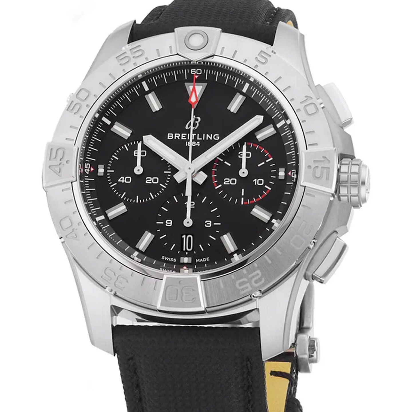 Breitling Avenger AB0147101B1X1 (2024) - Zwart wijzerplaat 44mm Staal (1/3)