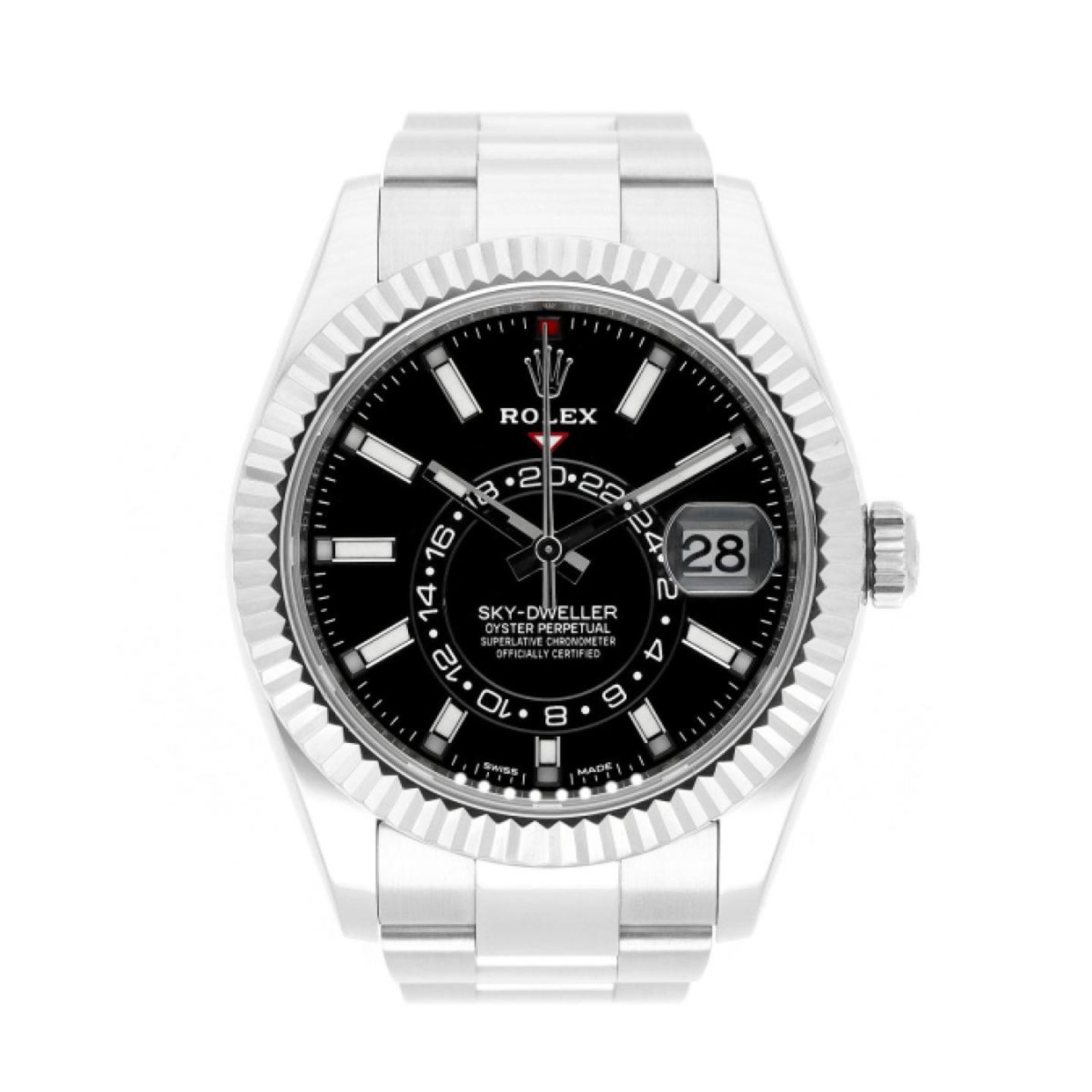 Rolex Sky-Dweller 326934 (2021) - Black dial 42 mm Steel case (1/5)