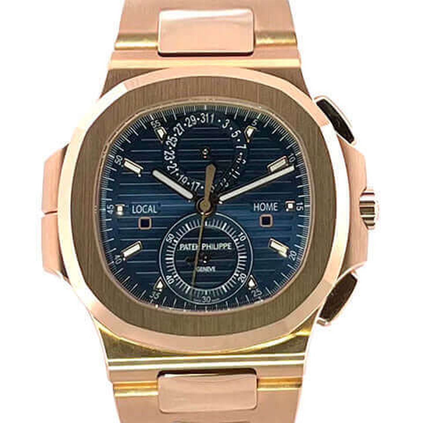 Patek Philippe Nautilus 5990/1A-011 (2024) - Blauw wijzerplaat 41mm Staal (1/8)