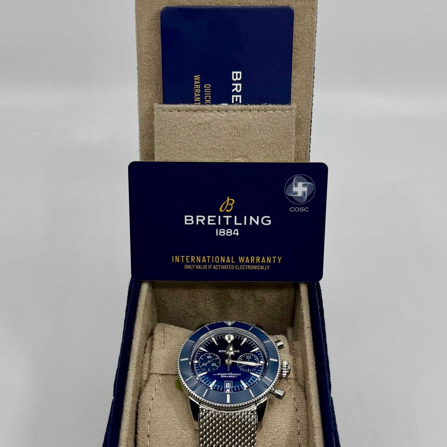 Breitling Superocean Heritage AB0156161C1A1 (2025) - Blauw wijzerplaat 42mm Staal (3/8)